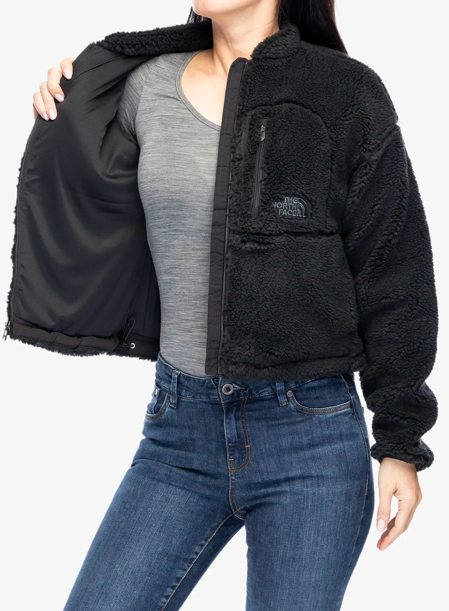 Fleecová mikina dámská The North Face Extreme Pile 2 FZ Jacket - tnf black