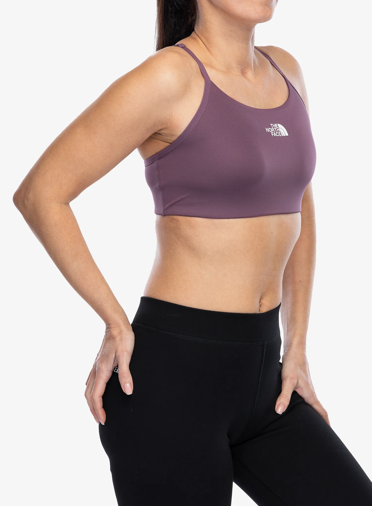 Sportovní podprsenka The North Face Flex Bra - midnight mauve