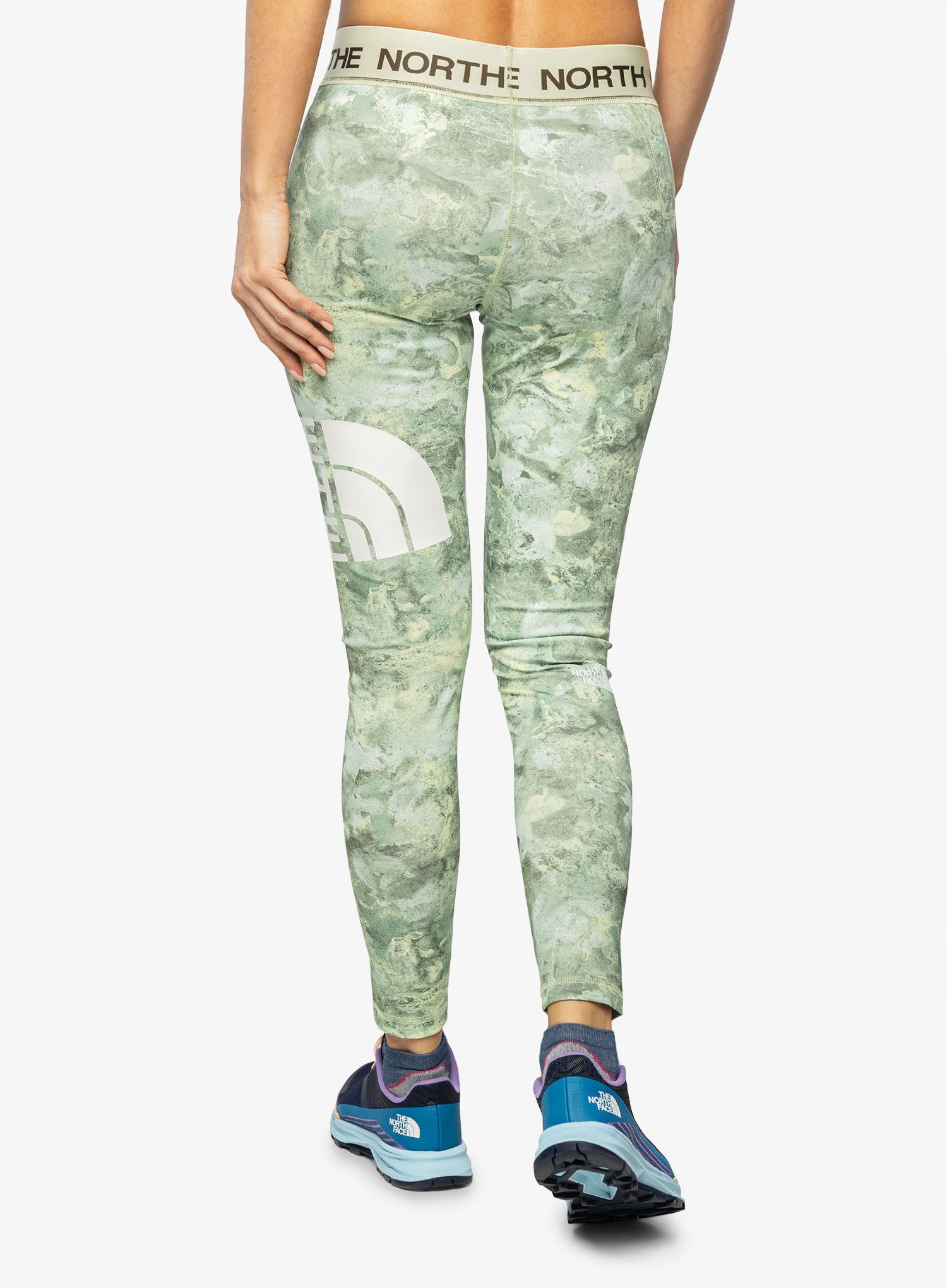 Dámské legíny The North Face Flex Mid Rise Tight - lime print