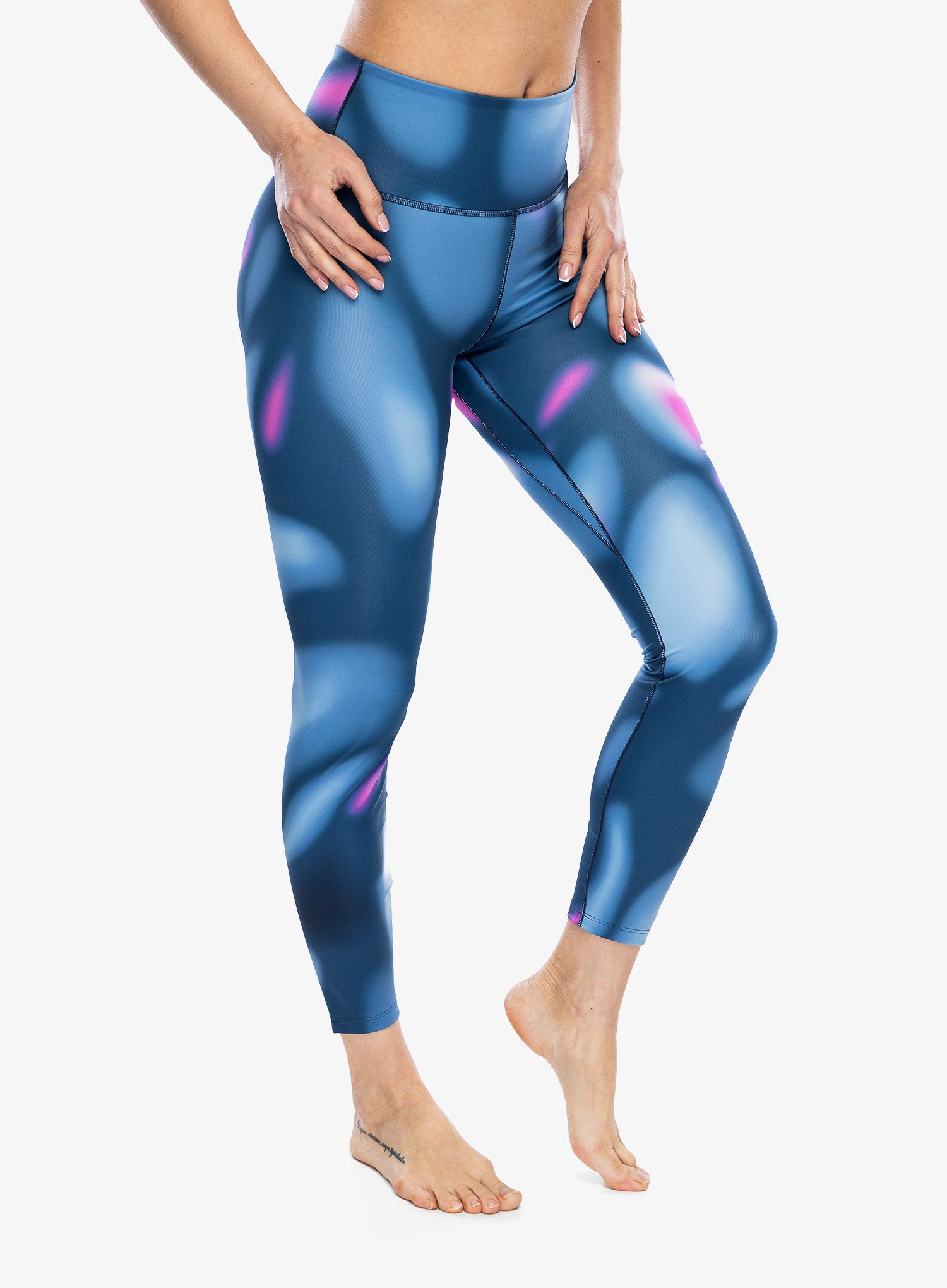 Rychleschnoucí legíny The North Face Flex Rise 7/8 Tight Print - summit navy