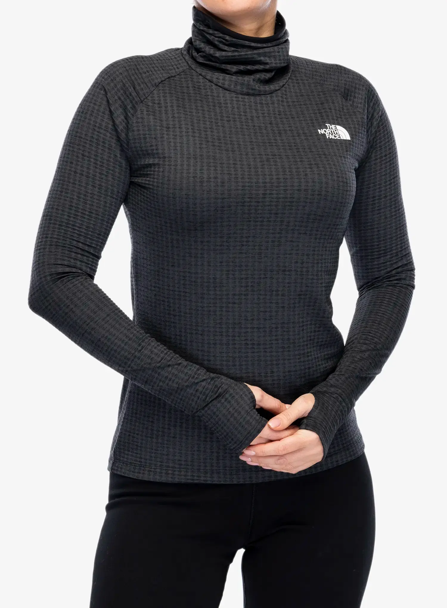 Dámská mikina The North Face Flex Warm Funnel - tnf black light heather