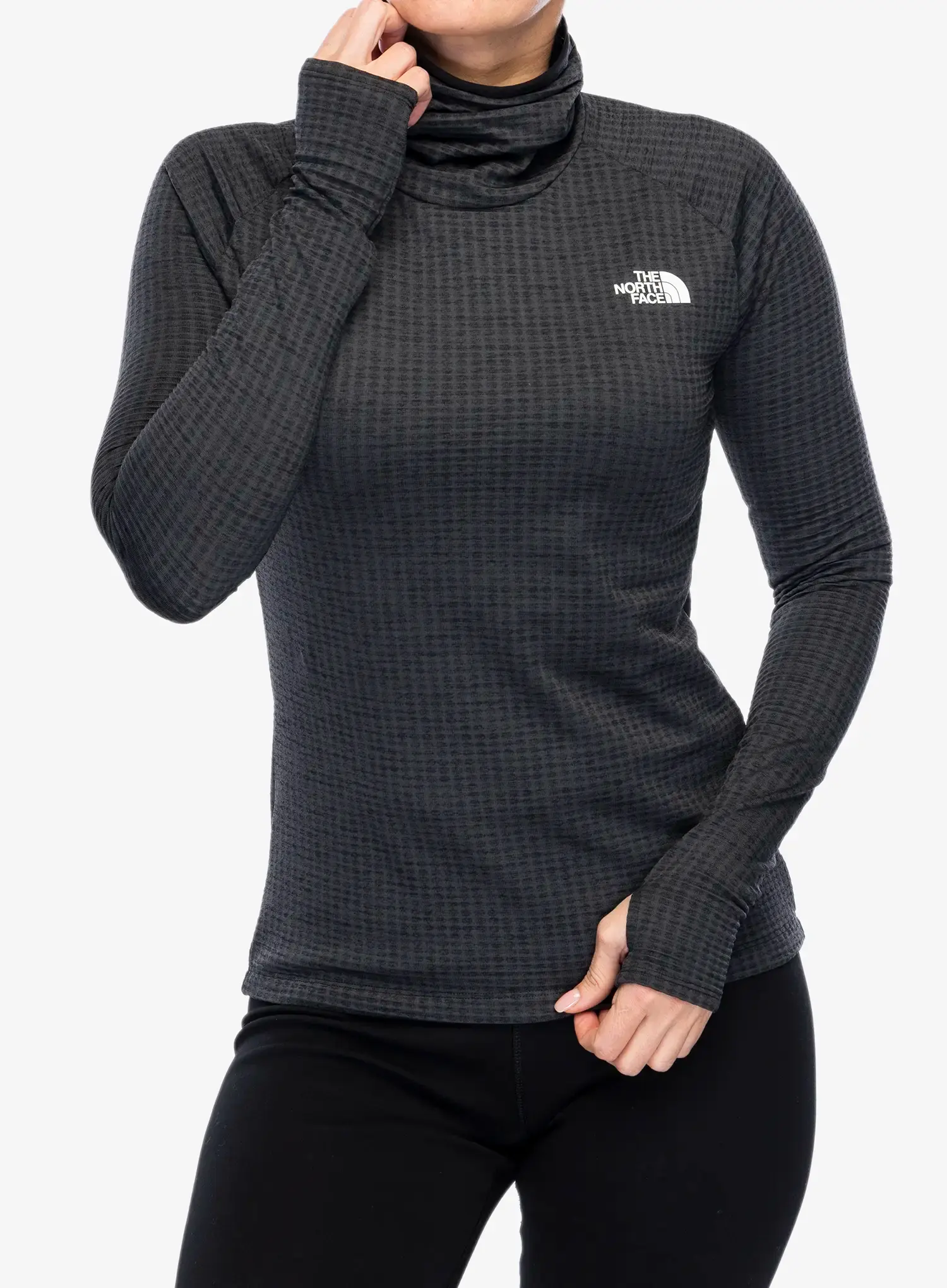 Dámská mikina The North Face Flex Warm Funnel - tnf black light heather