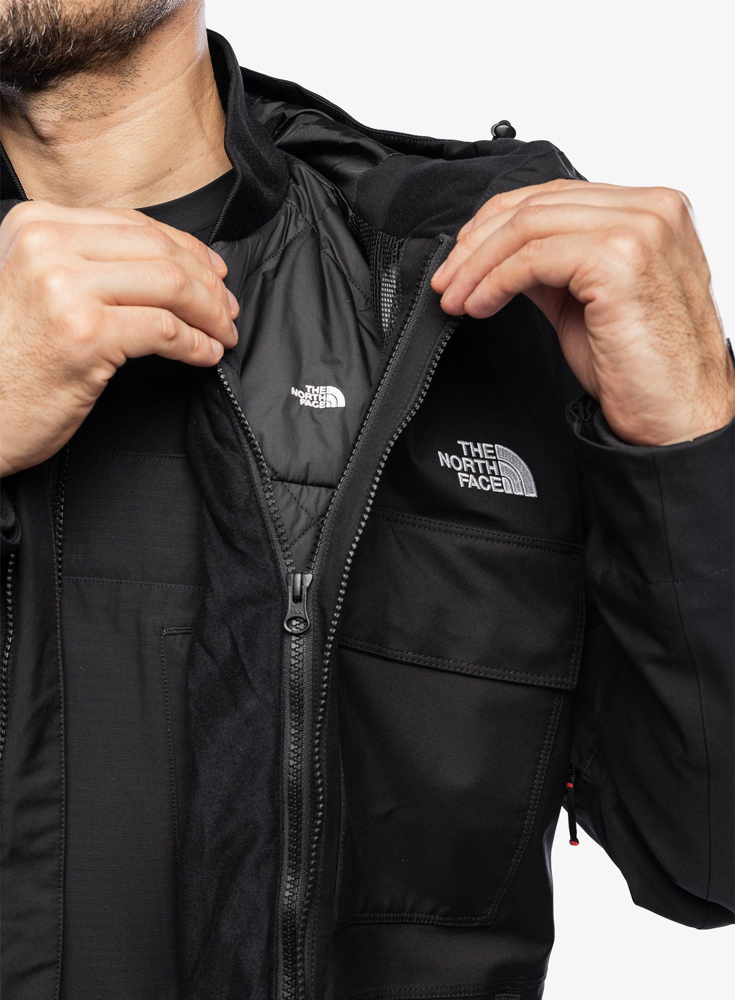 Bunda 3v1 The North Face Fourbarrel Triclimate Jkt - tnf black