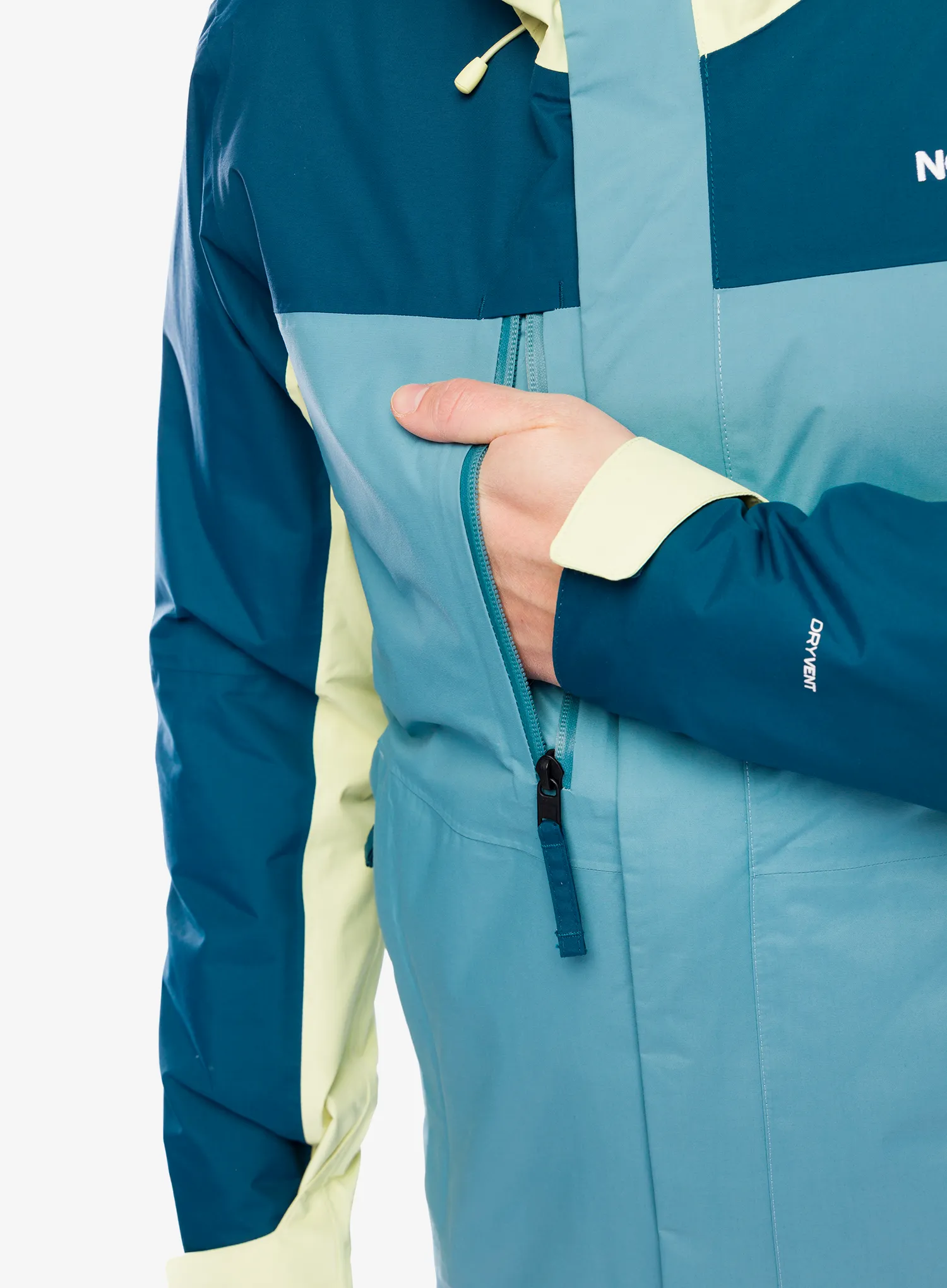 Lyžařská bunda The North Face Freedom Insulated Jacket - algae blue/nettle/petrol
