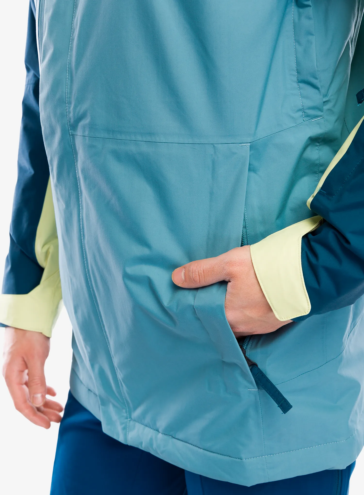 Lyžařská bunda The North Face Freedom Insulated Jacket - algae blue/nettle/petrol