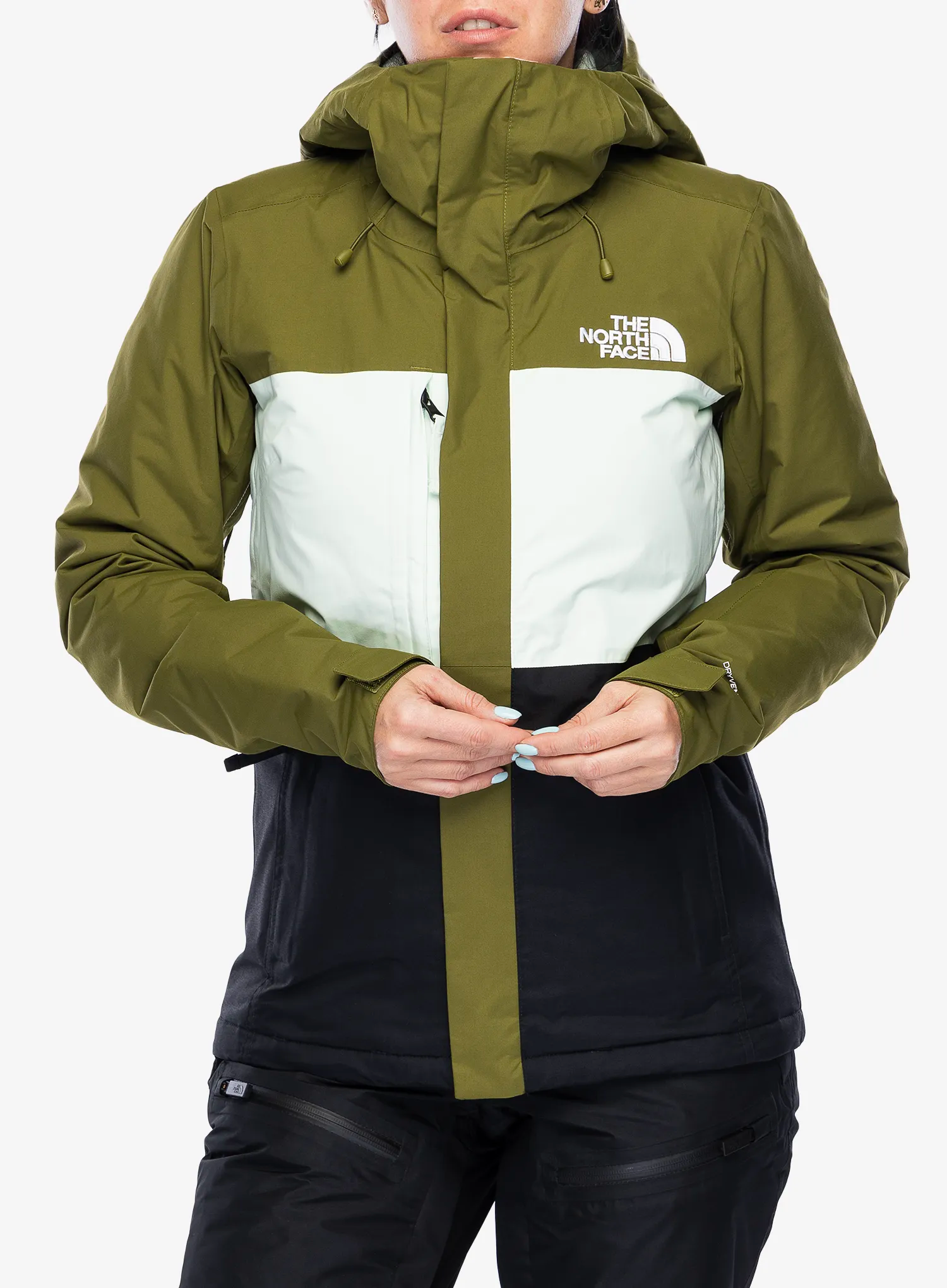 Dámská lyžařská bunda The North Face Freedom Insulated Jacket - forest olive/pale green