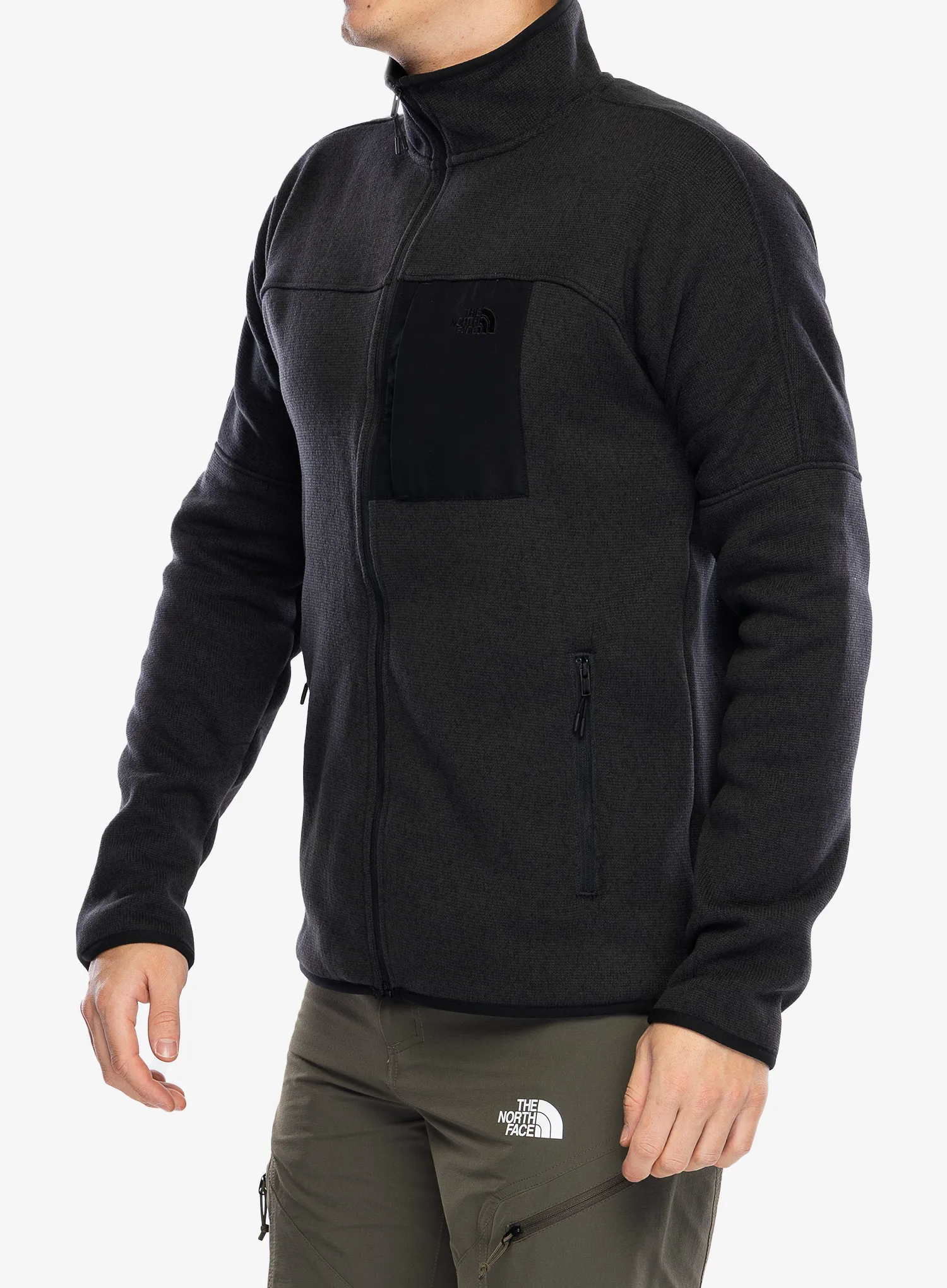 Fleecová bunda The North Face Front Range Fleece Jacket - tnf black heather/npf