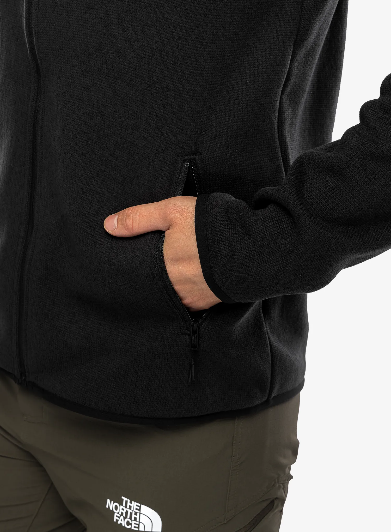 Fleecová bunda The North Face Front Range Fleece Jacket - tnf black heather/npf