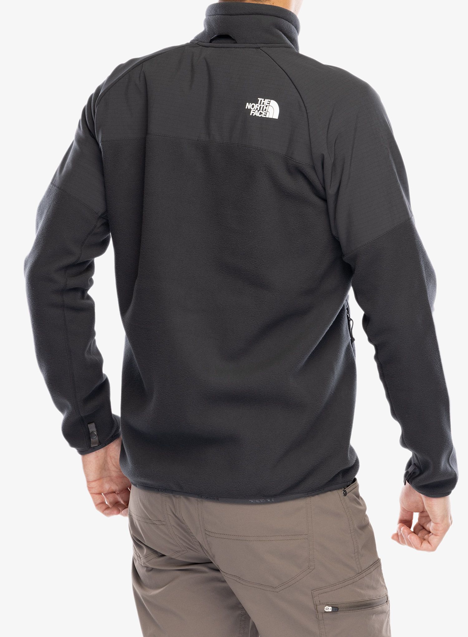 Rozepínací mikina The North Face Glacier Heavyweight Full Zip Jacket - asphalt grey/asphalt grey
