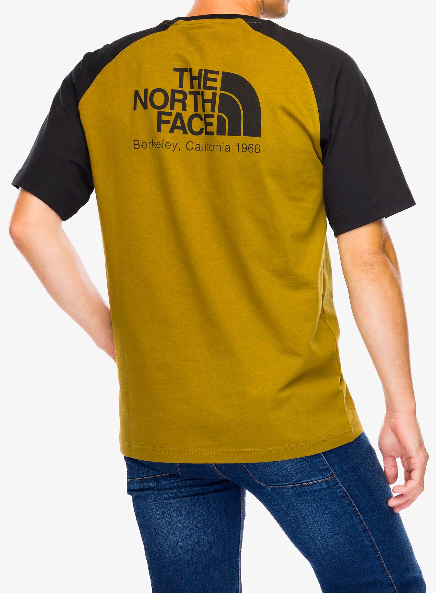 Bavlněné tričko The North Face Heritage S/S Tee - moss green/tnf black