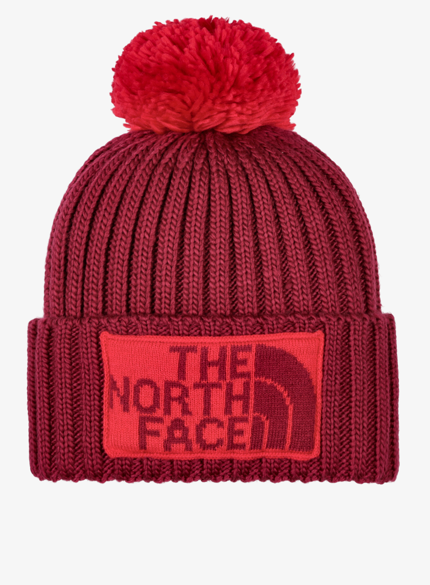 Zimní čepice The North Face Heritage Ski Tuke - beetroot/tnf red
