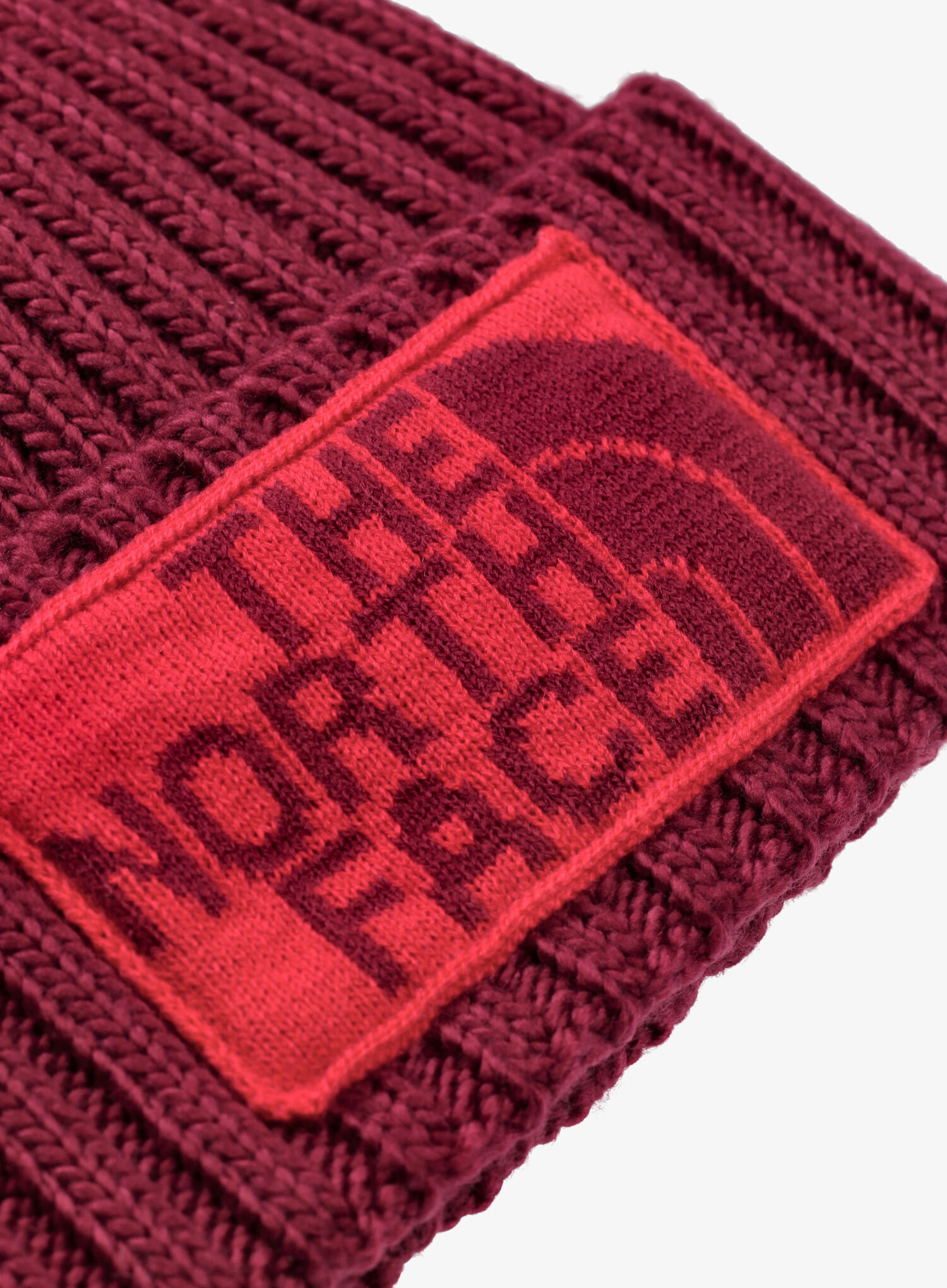 Zimní čepice The North Face Heritage Ski Tuke - beetroot/tnf red