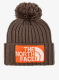 Zimní čepice The North Face Heritage Ski Tuke - smokey brown/tnf orange