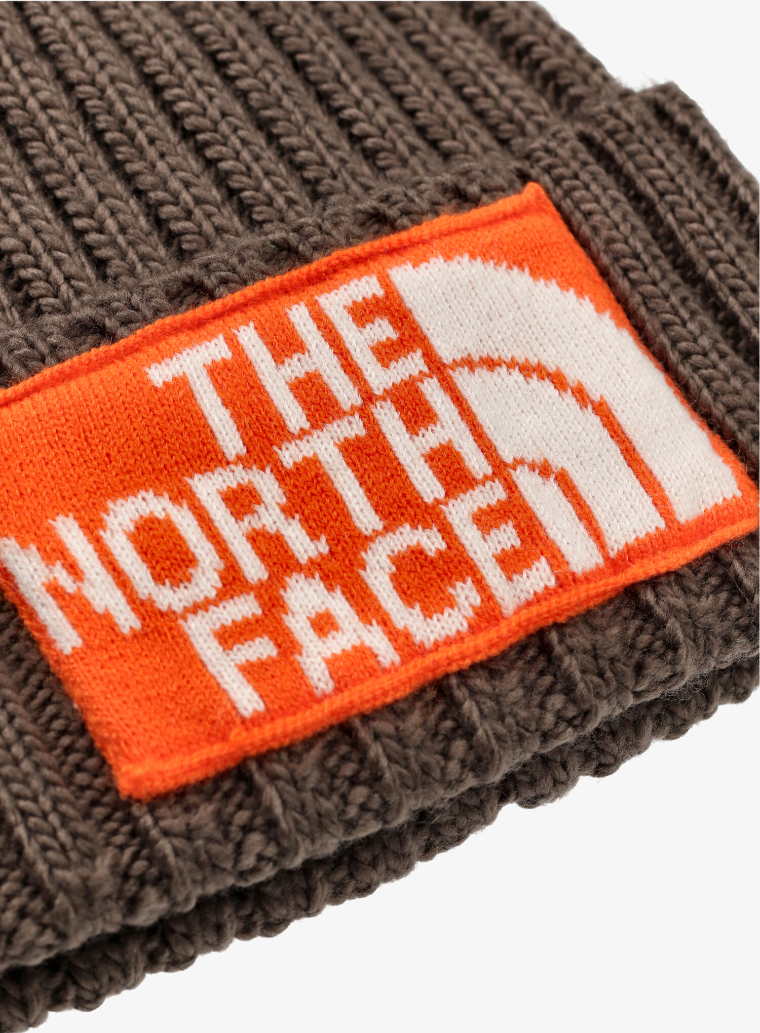 Zimní čepice The North Face Heritage Ski Tuke - smokey brown/tnf orange