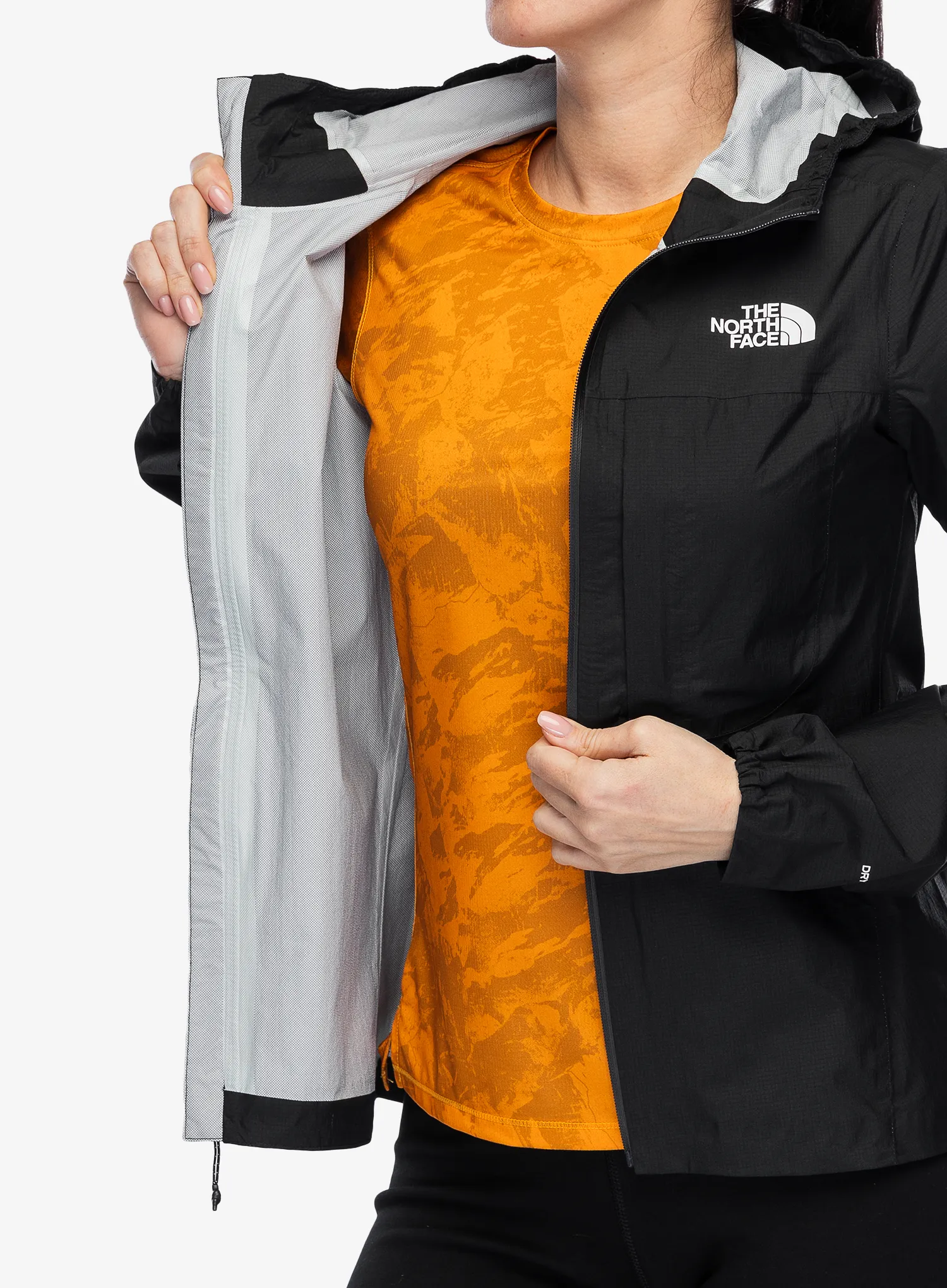 Bunda na běhání dámská The North Face Higher Run Rain Jacket - tnf black