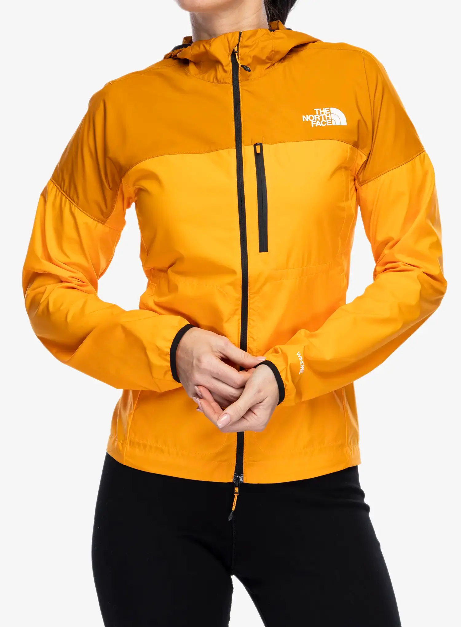 Větrovka dámská The North Face Higher Run Wind Jacket - apricot glaze/iron citrus