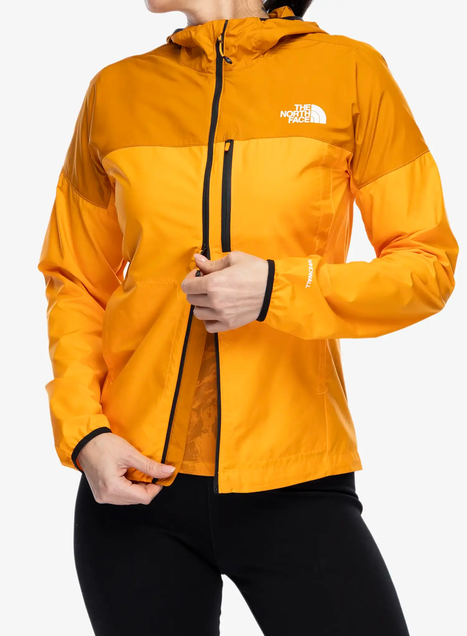 Větrovka dámská The North Face Higher Run Wind Jacket - apricot glaze/iron citrus