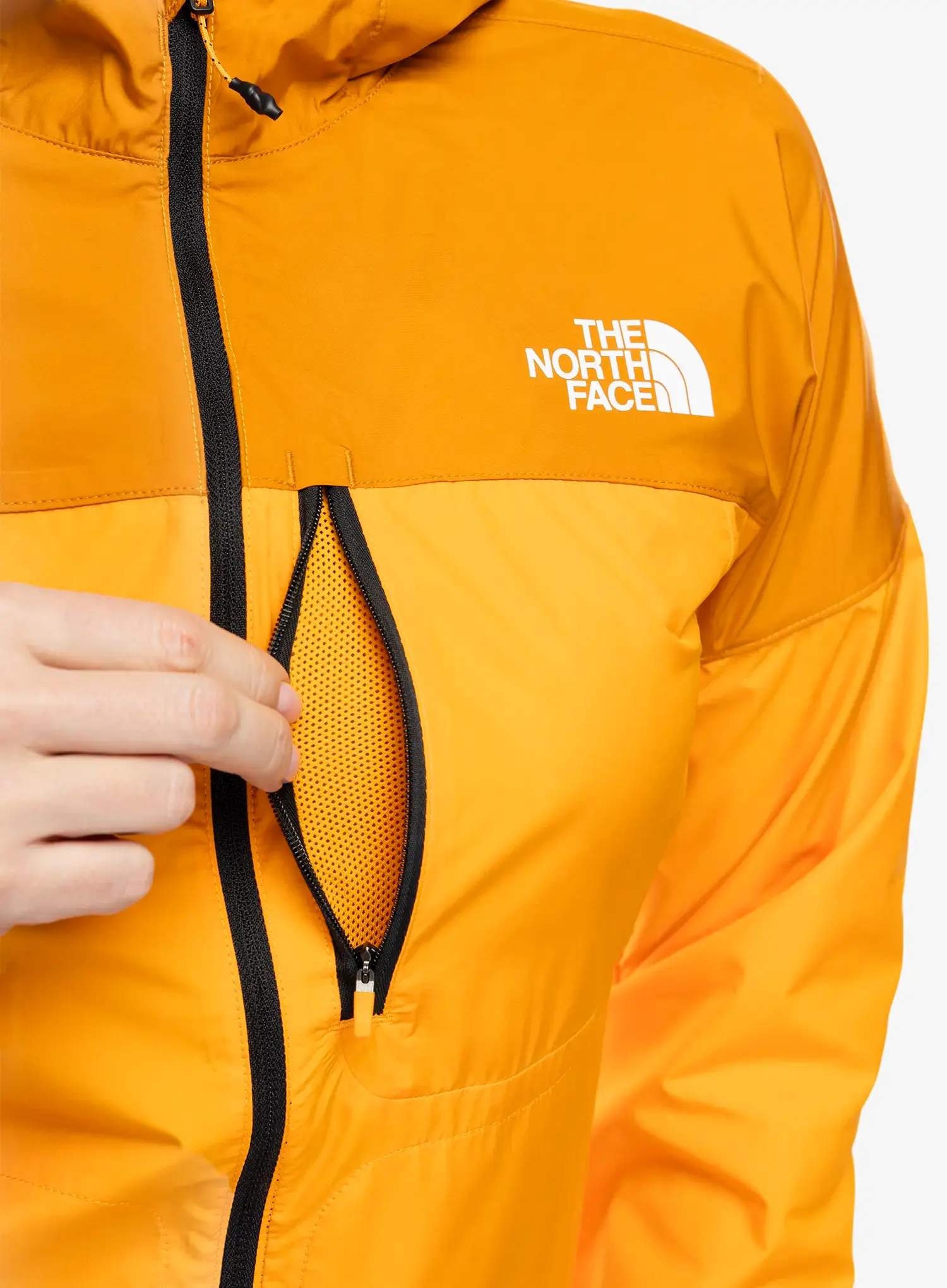 Větrovka dámská The North Face Higher Run Wind Jacket - apricot glaze/iron citrus