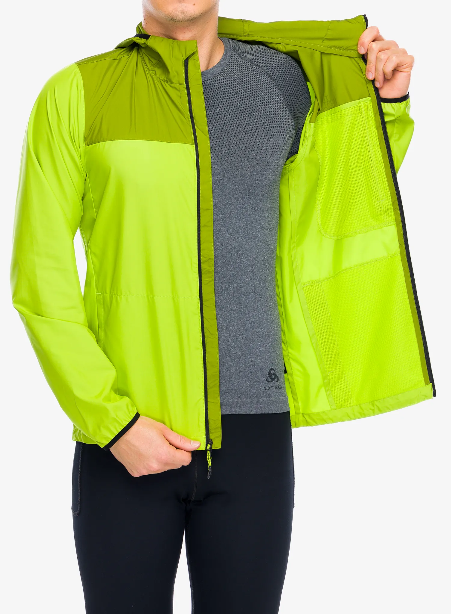 Větrovka The North Face Higher Run Wind Jacket - meadow grass/oak green