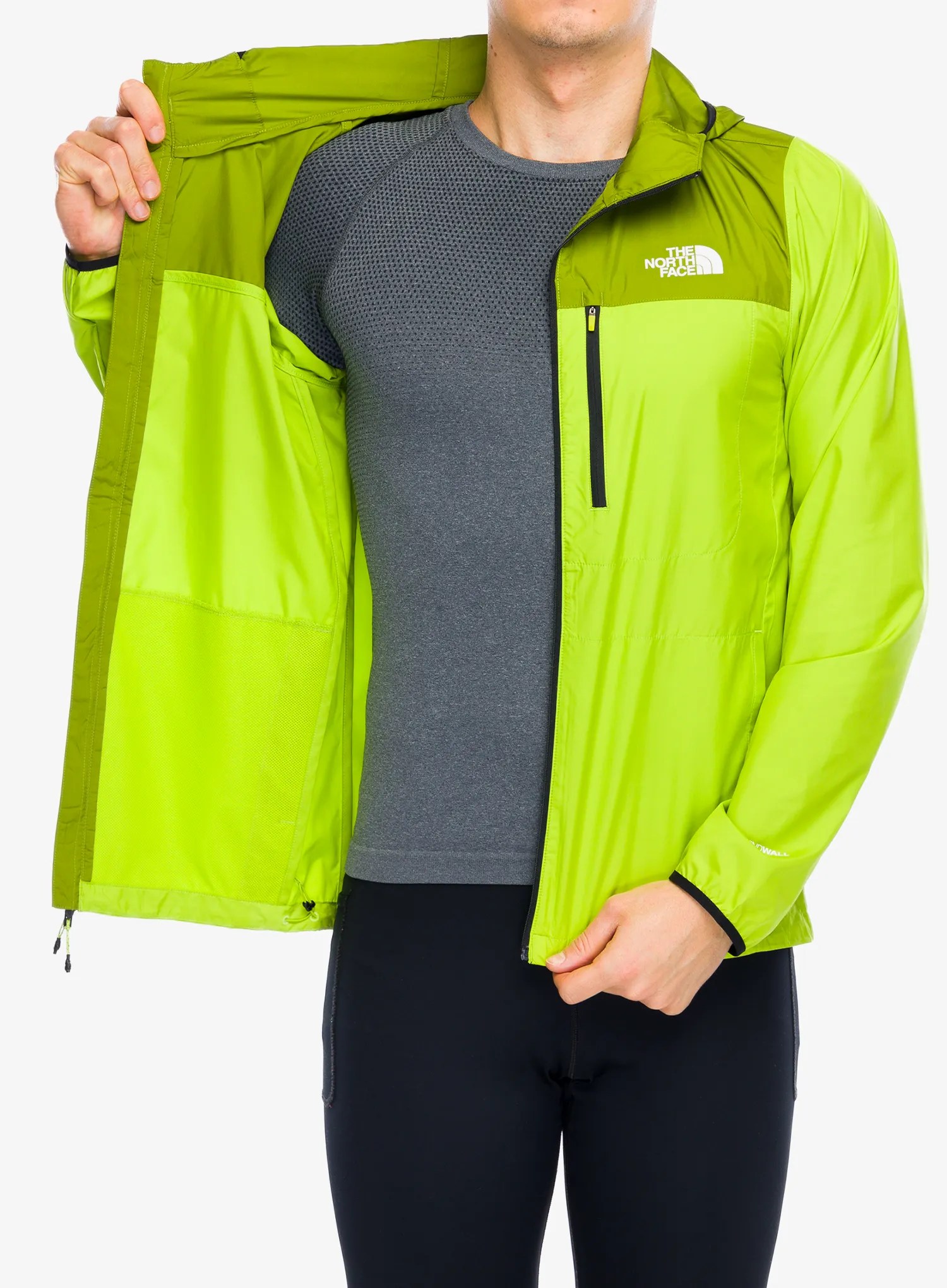 Větrovka The North Face Higher Run Wind Jacket - meadow grass/oak green