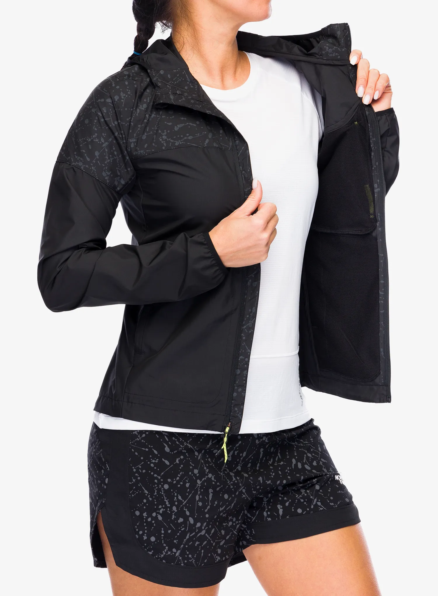 Větrovka dámská The North Face Higher Run Wind Jacket - tnf black/tnf black trail