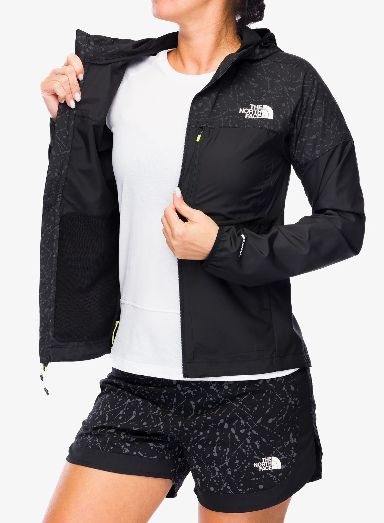 Větrovka dámská The North Face Higher Run Wind Jacket - tnf black/tnf black trail