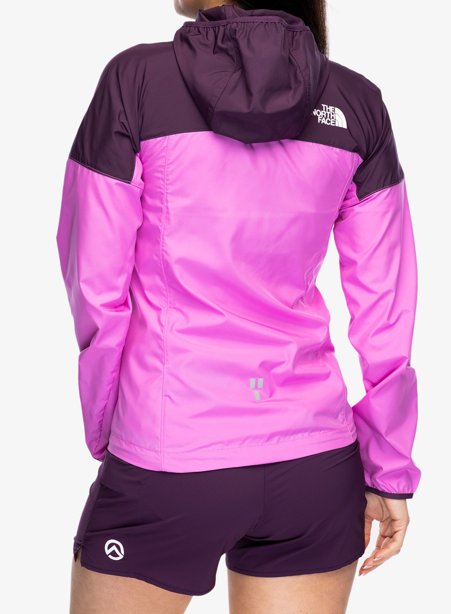 Bunda na běhání dámská The North Face Higher Run Wind Jacket - violet/currant