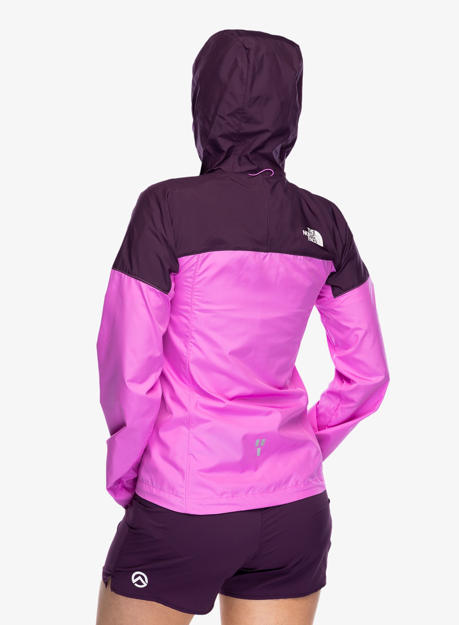 Bunda na běhání dámská The North Face Higher Run Wind Jacket - violet/currant