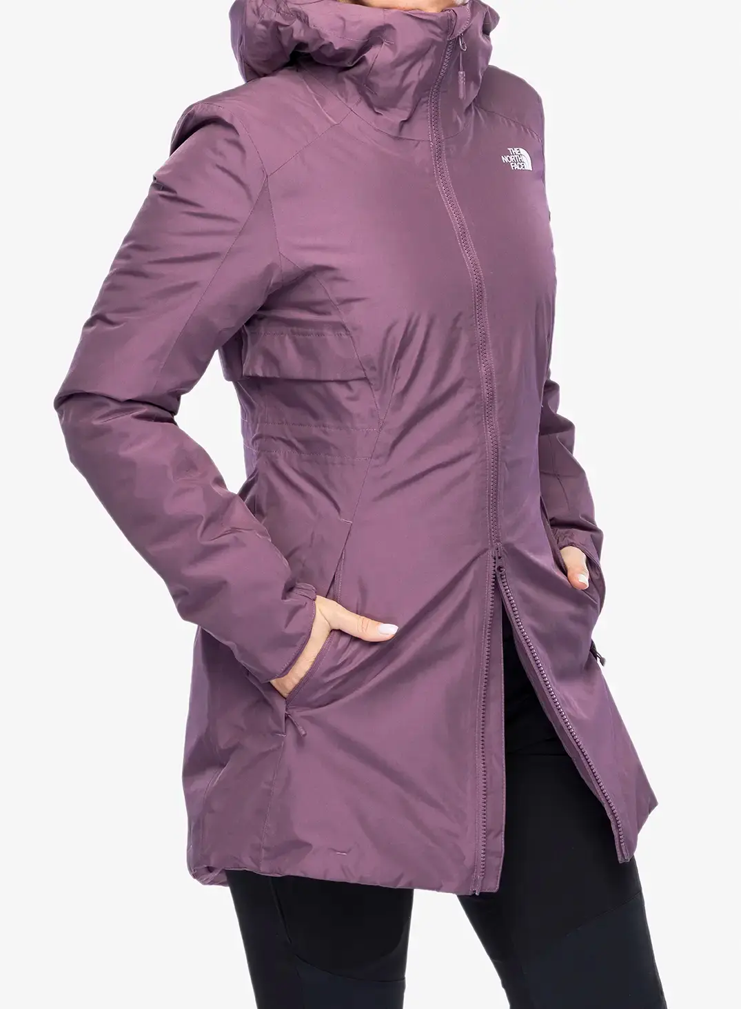 Dámský kabát The North Face Hikesteller Insulated Parka - midnight mauve