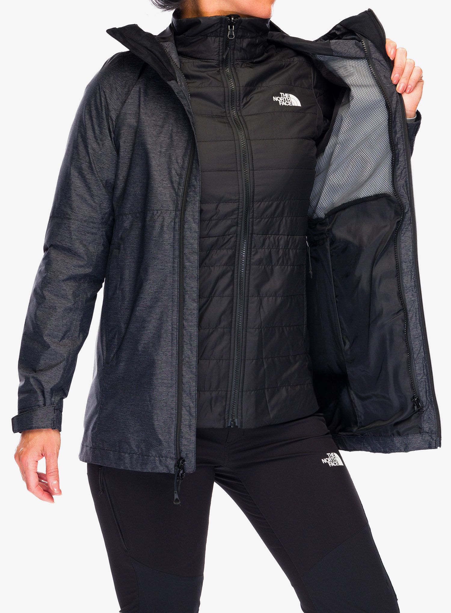 Dámská bunda 3 v 1 The North Face Hikesteller Triclimate - blk
