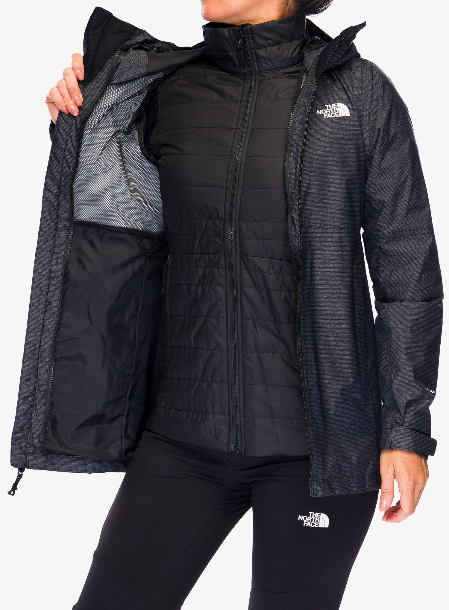 Dámská bunda 3 v 1 The North Face Hikesteller Triclimate - blk