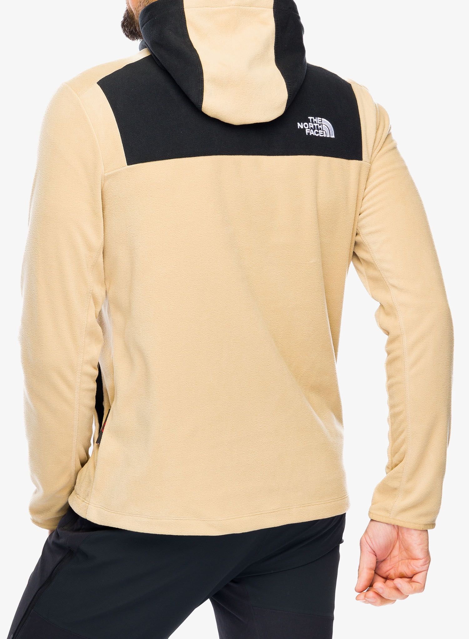 Outdoorova mikina The North Face Homesafe Full Zip Fleece Hoodie - khaki stone/black