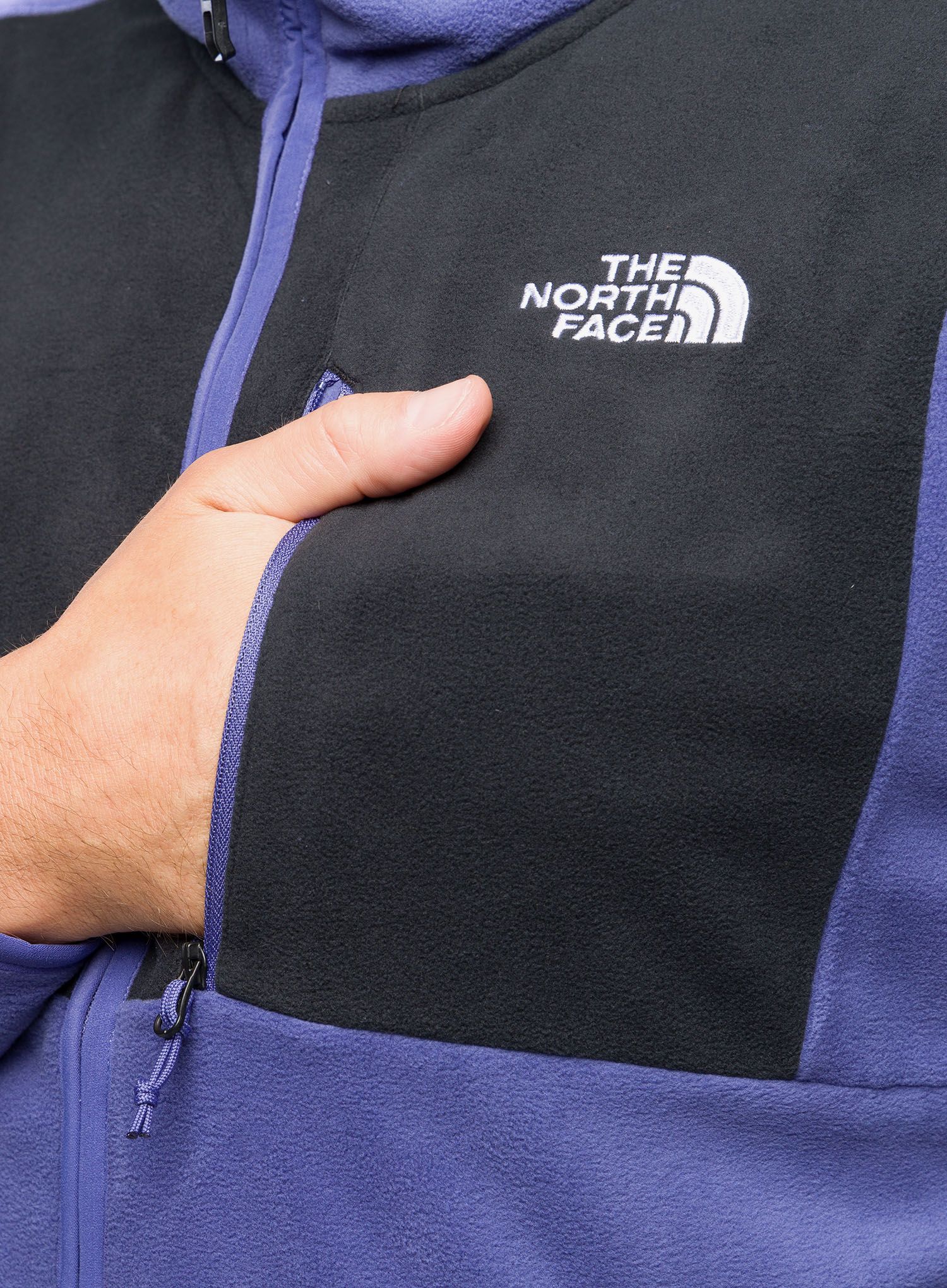 Fleece mikina pánská The North Face Homesafe Full Zip Fleece - cave blue/black