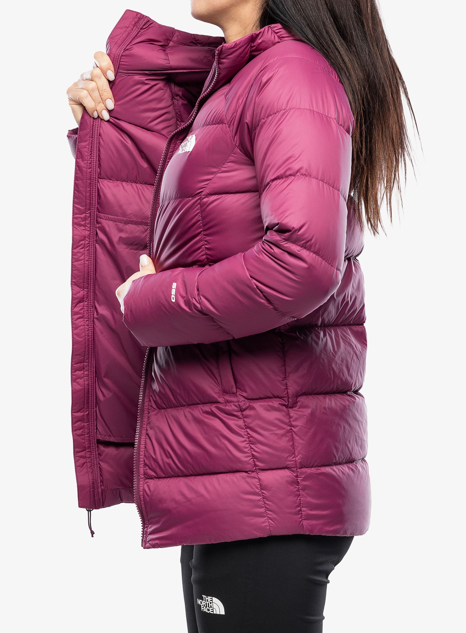 Dámský péřový kabát The North Face Hyalite Down Parka - boysenberry