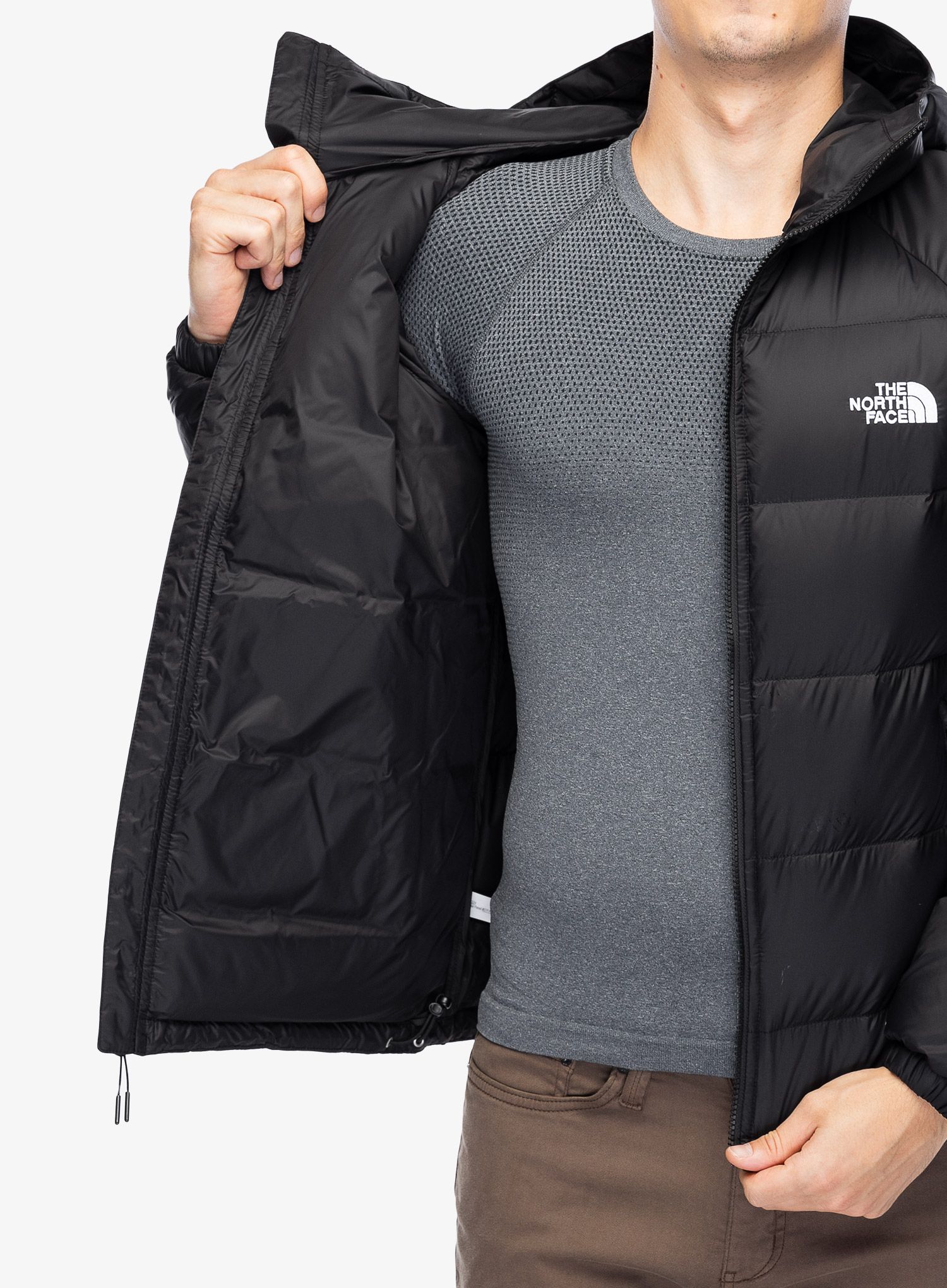 Péřová bunda The North Face Hydrenalite Down Hoodie - tnf black