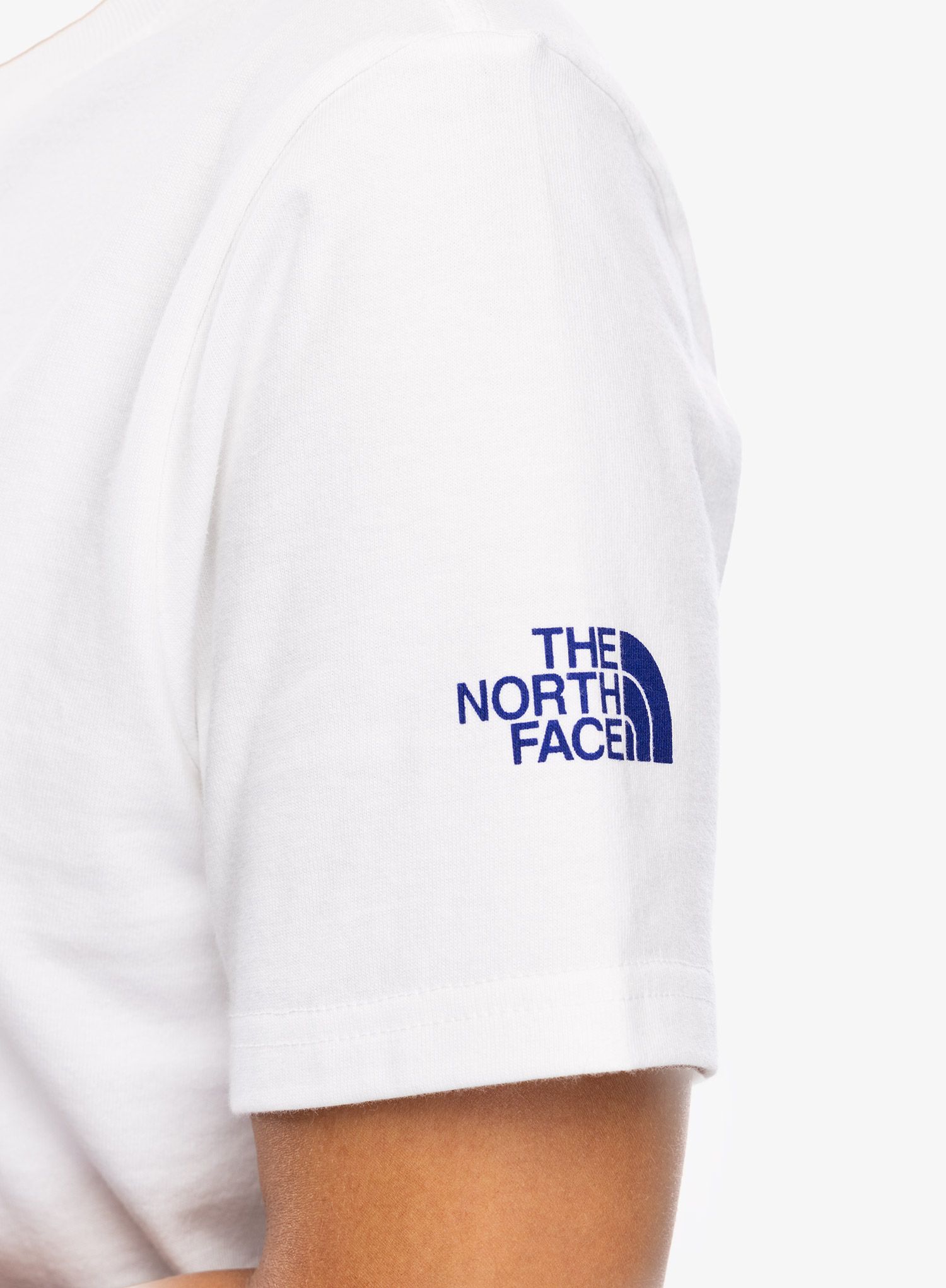 Bavlněné tričko dámské The North Face IKB Logowear Tee - ikb