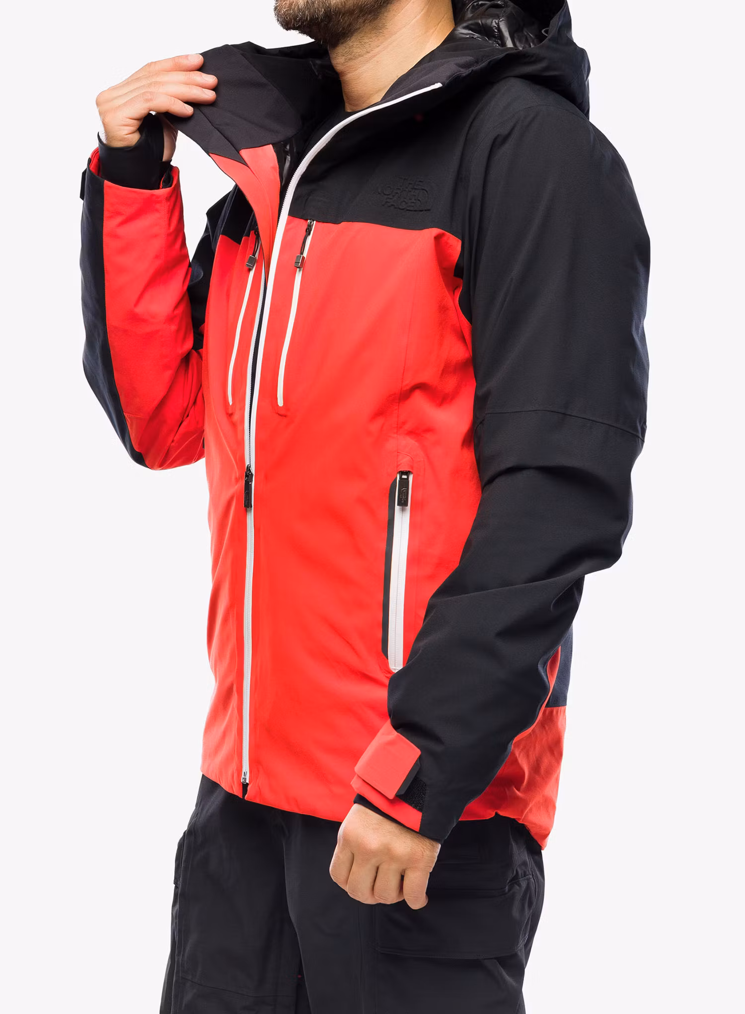 Lyžařská bunda pánská The North Face Inclination Jacket - red/black