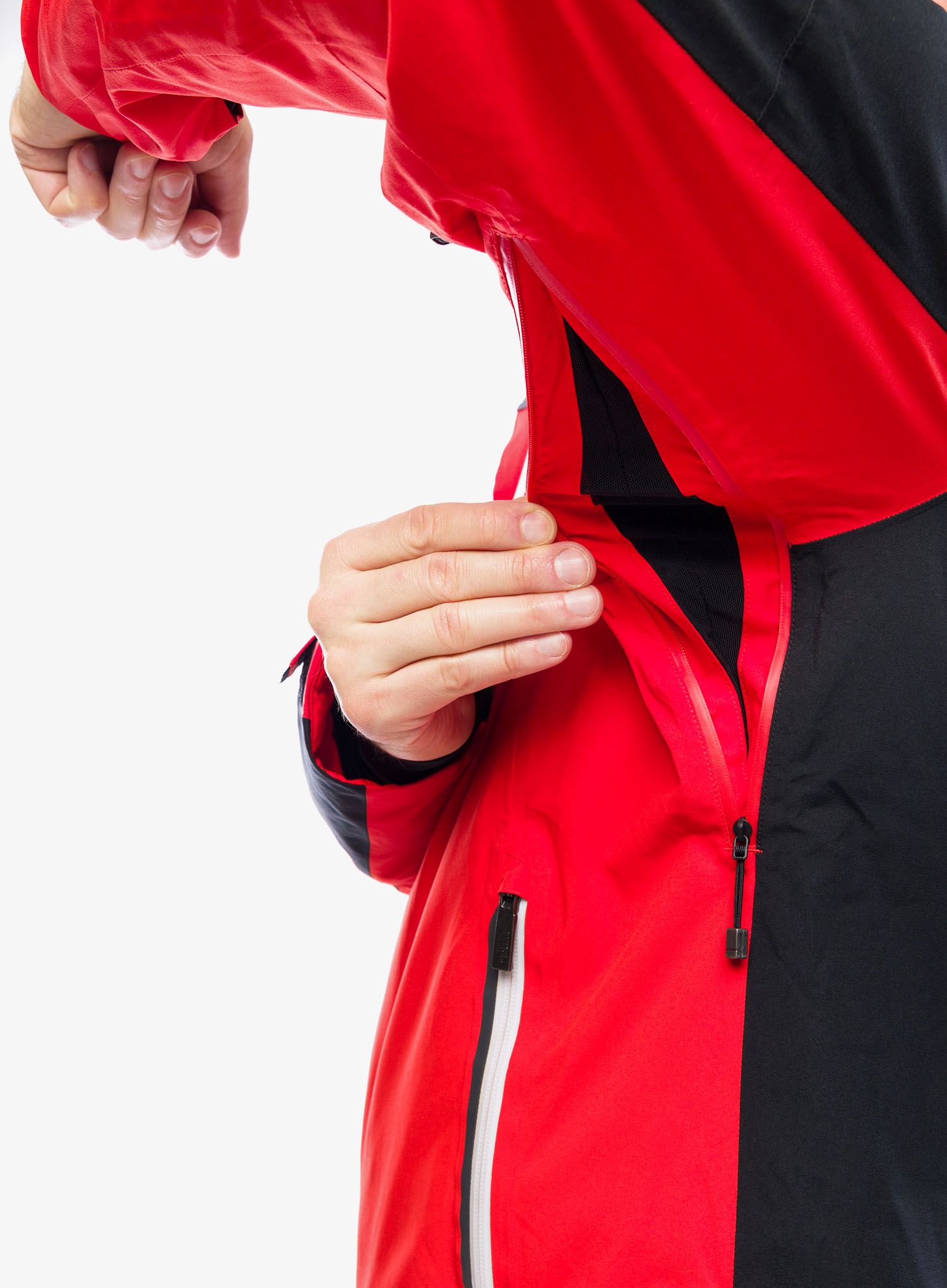 Lyžařská bunda pánská The North Face Inclination Jacket - red/black