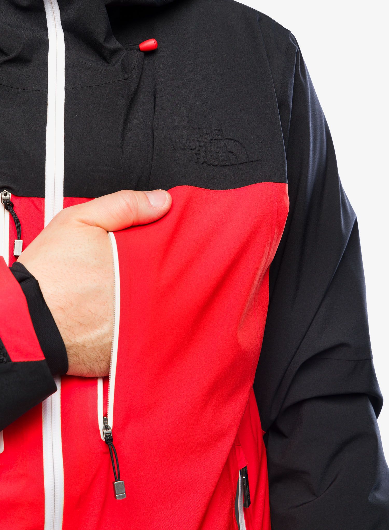 Lyžařská bunda pánská The North Face Inclination Jacket - red/black