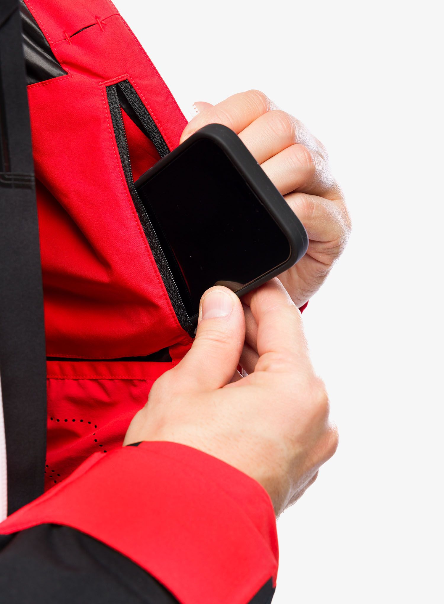 Lyžařská bunda pánská The North Face Inclination Jacket - red/black