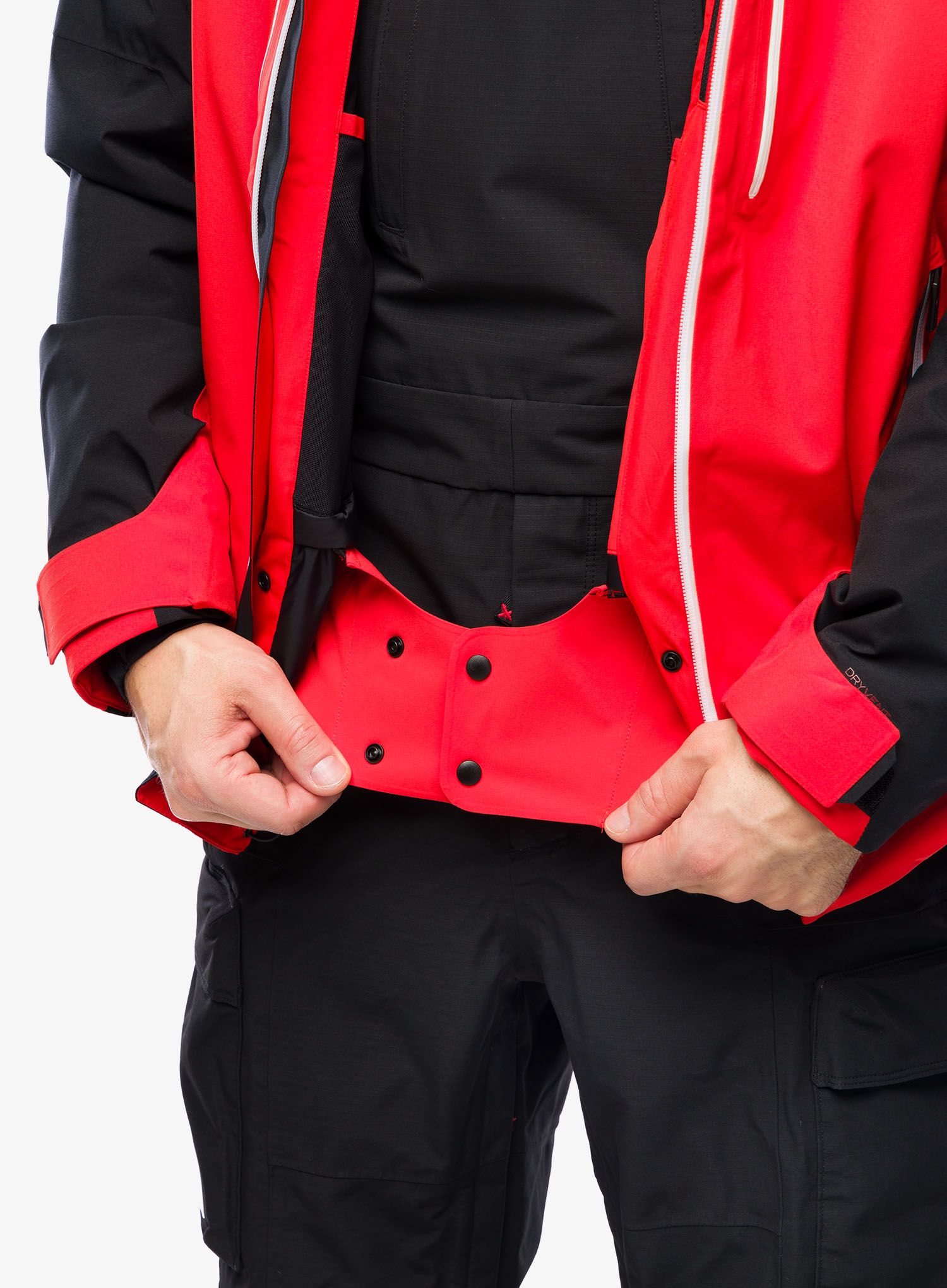 Lyžařská bunda pánská The North Face Inclination Jacket - red/black
