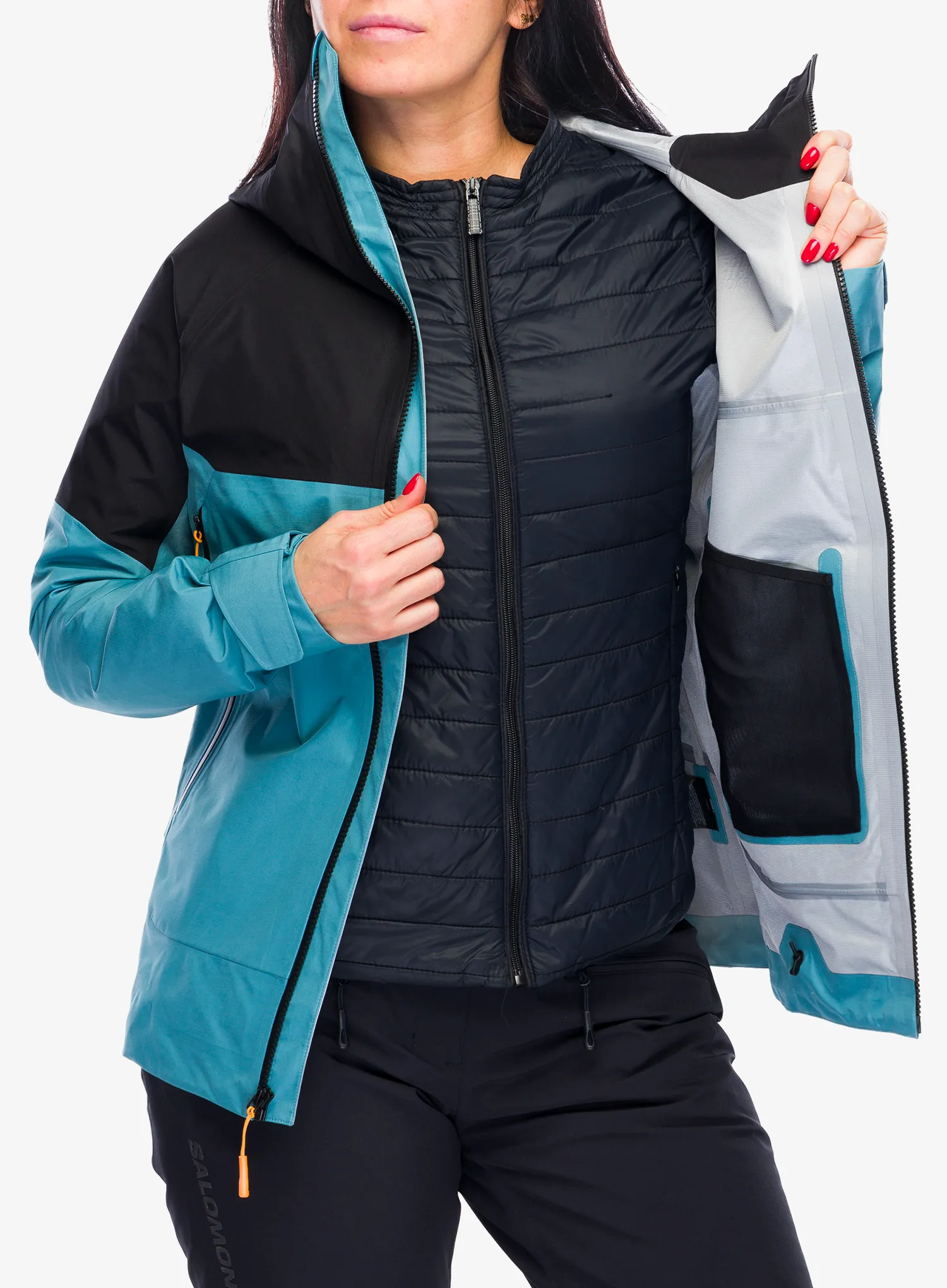 GORE TEX bunda dámská The North Face Jazzi 3L GTX Jacket - algae blue/tnf black