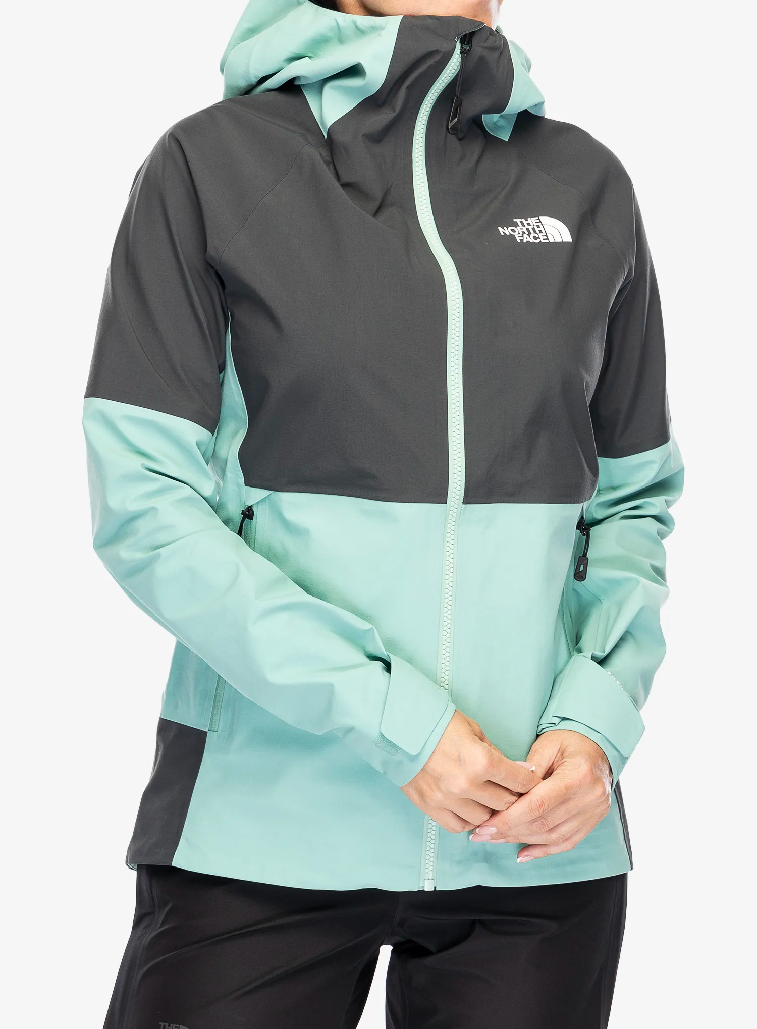 Dámská bunda na hory The North Face Jazzi FUTURELIGHT Jacket - wasabi/asphalt grey