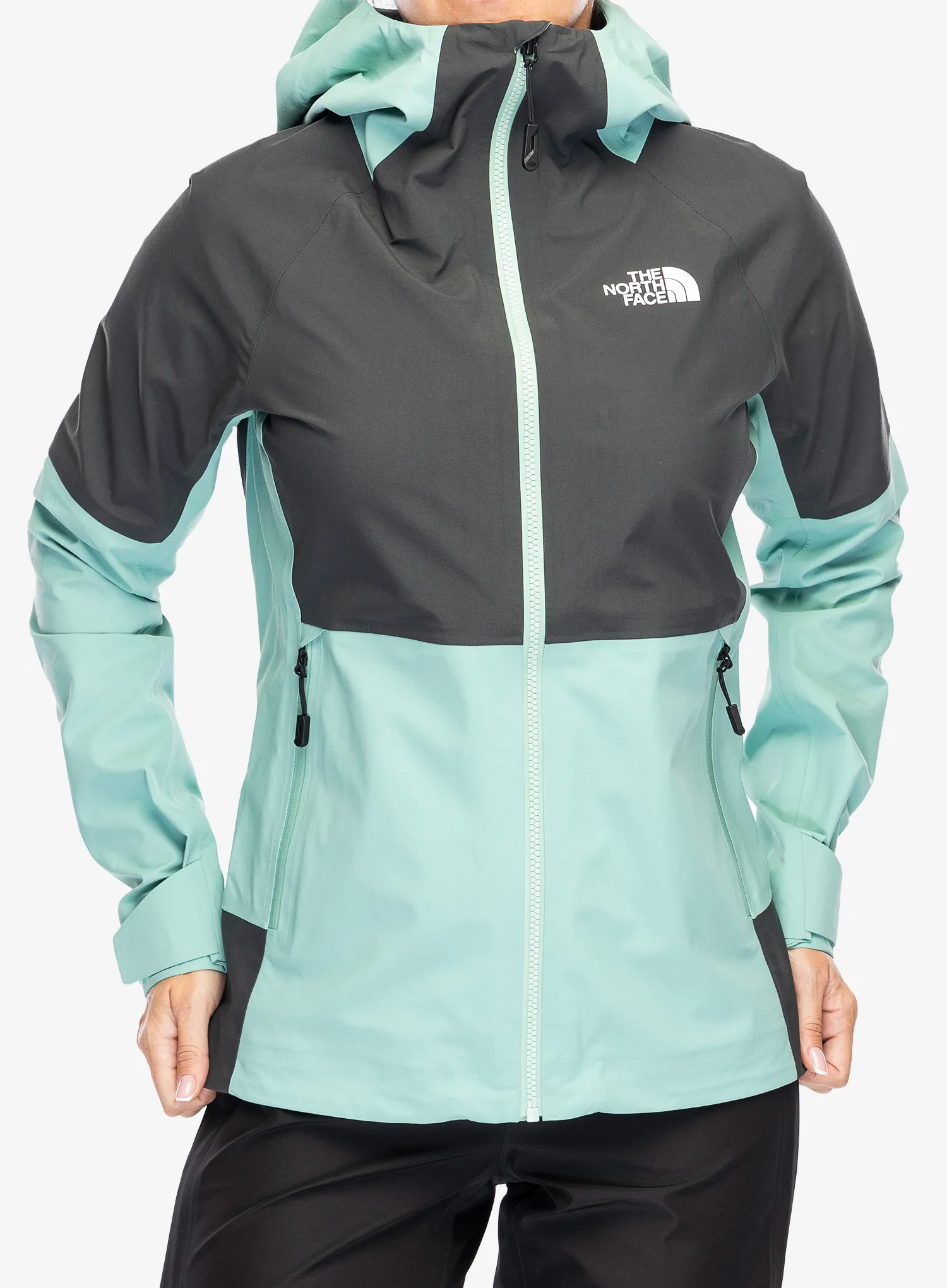 Dámská bunda na hory The North Face Jazzi FUTURELIGHT Jacket - wasabi/asphalt grey