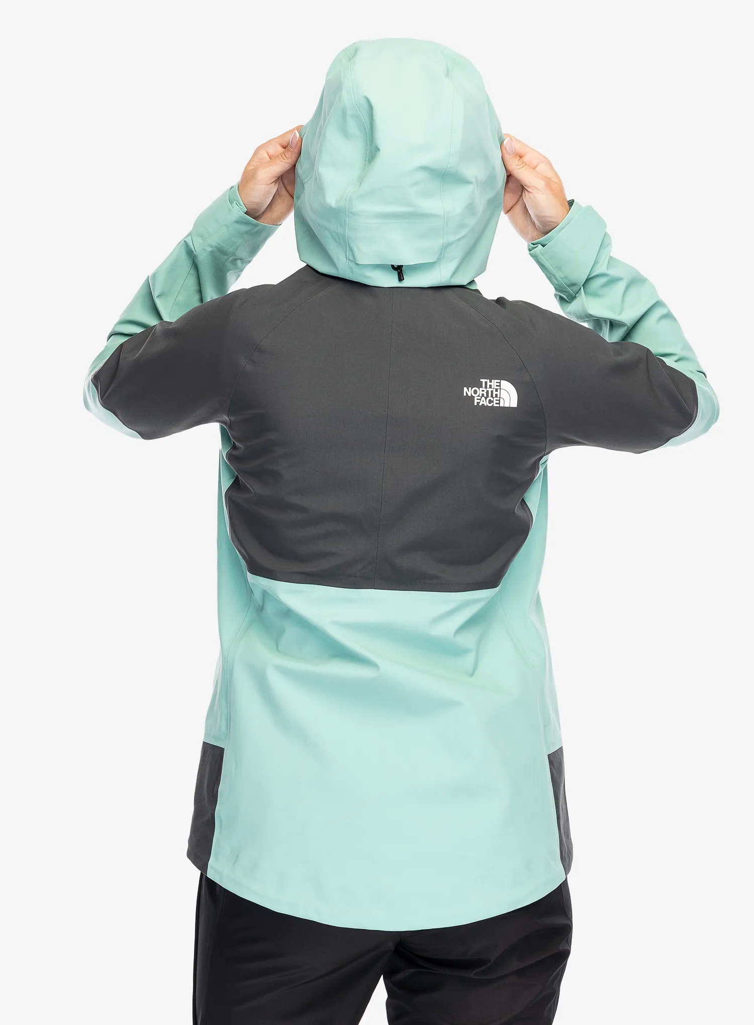 Dámská bunda na hory The North Face Jazzi FUTURELIGHT Jacket - wasabi/asphalt grey