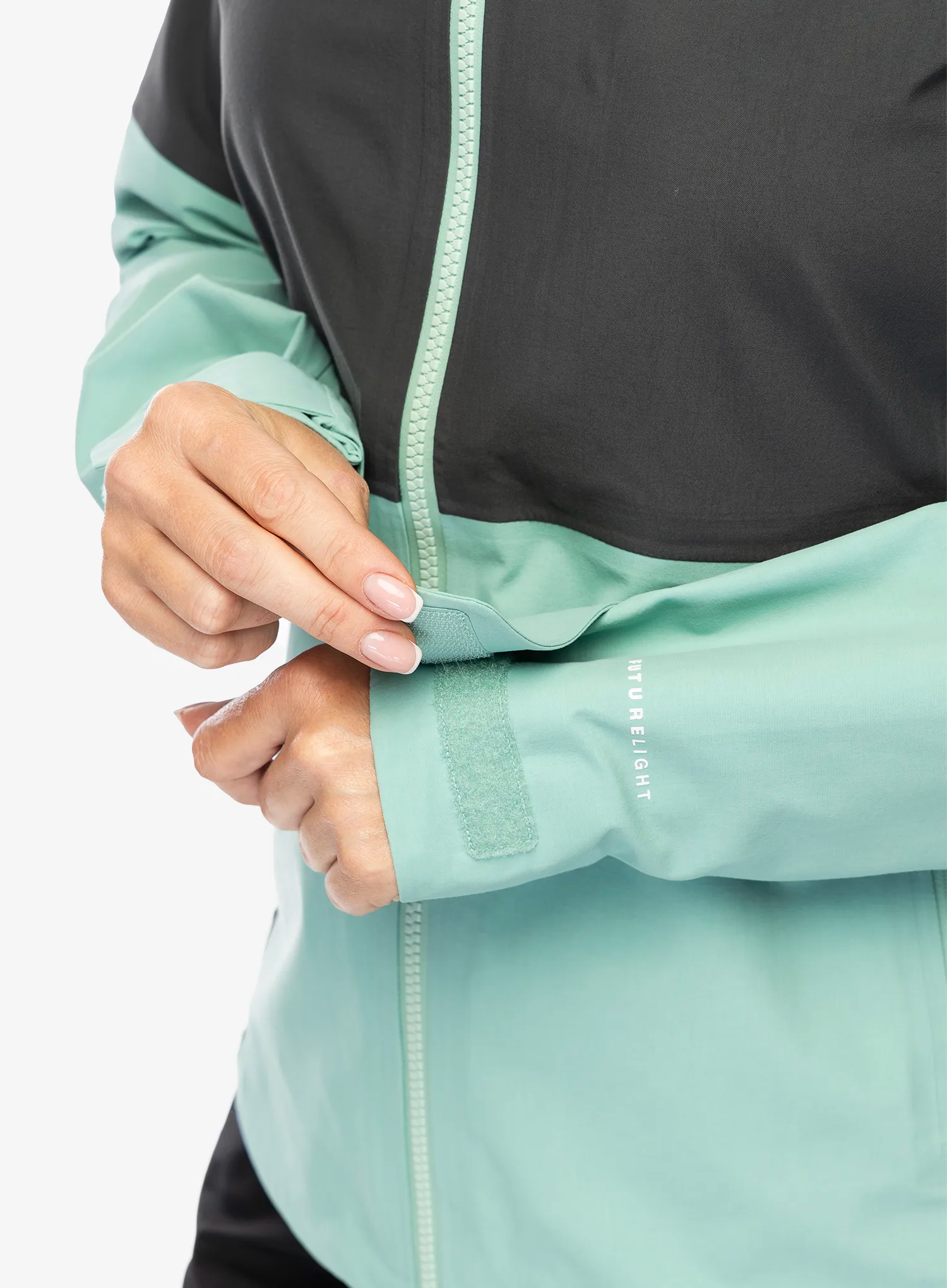Dámská bunda na hory The North Face Jazzi FUTURELIGHT Jacket - wasabi/asphalt grey