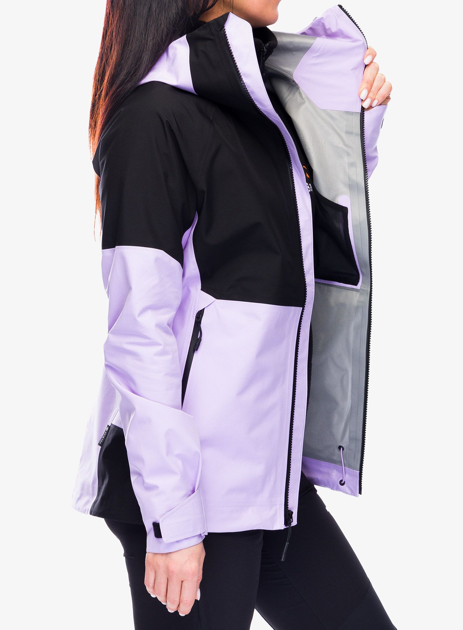 Dámská nepromokavá bunda s membránou The North Face Jazzi GTX Jacket - lite lilac/tnf black