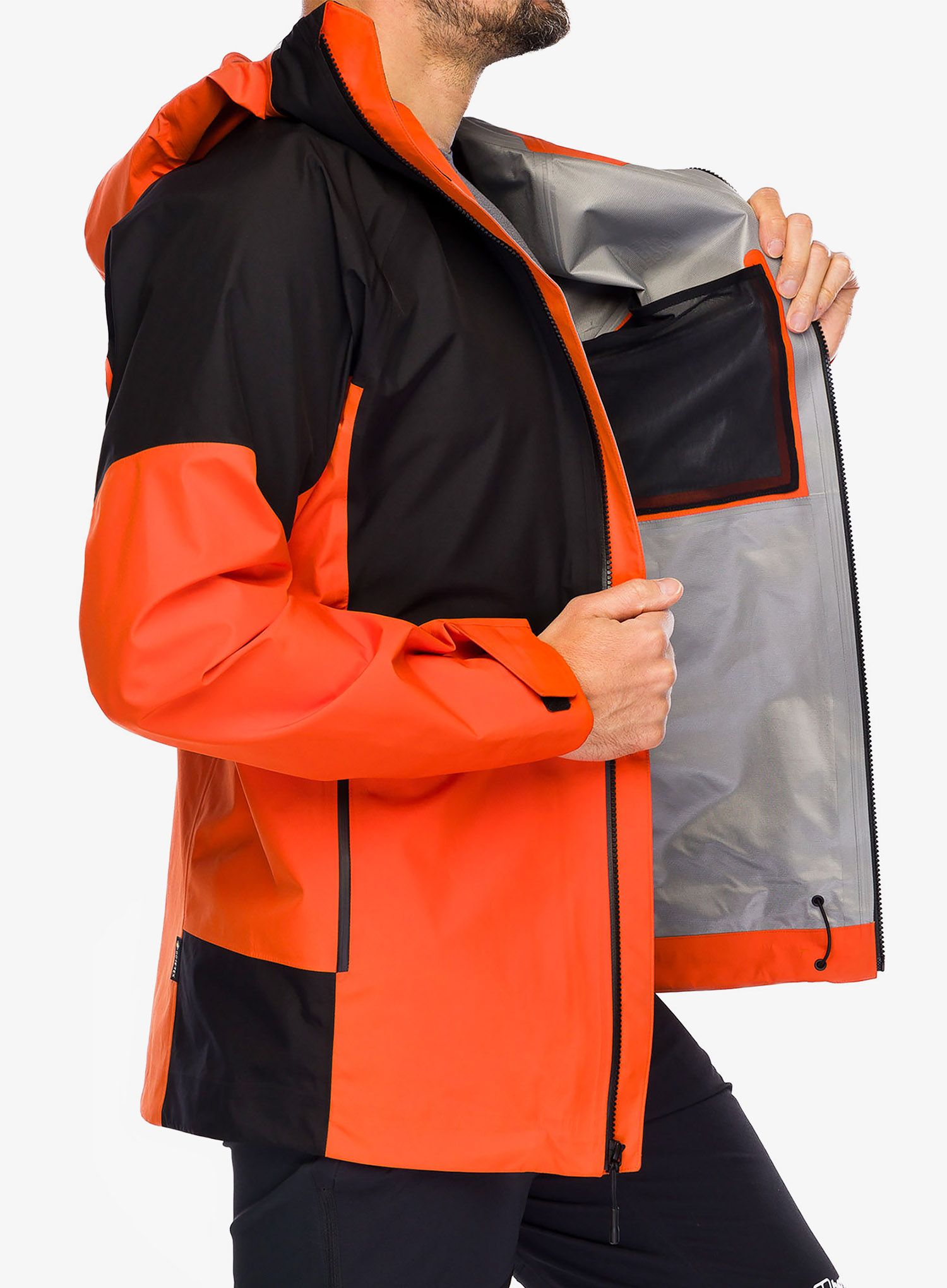 Membránová bunda The North Face Jazzi GTX Jacket - red orange/tnf black