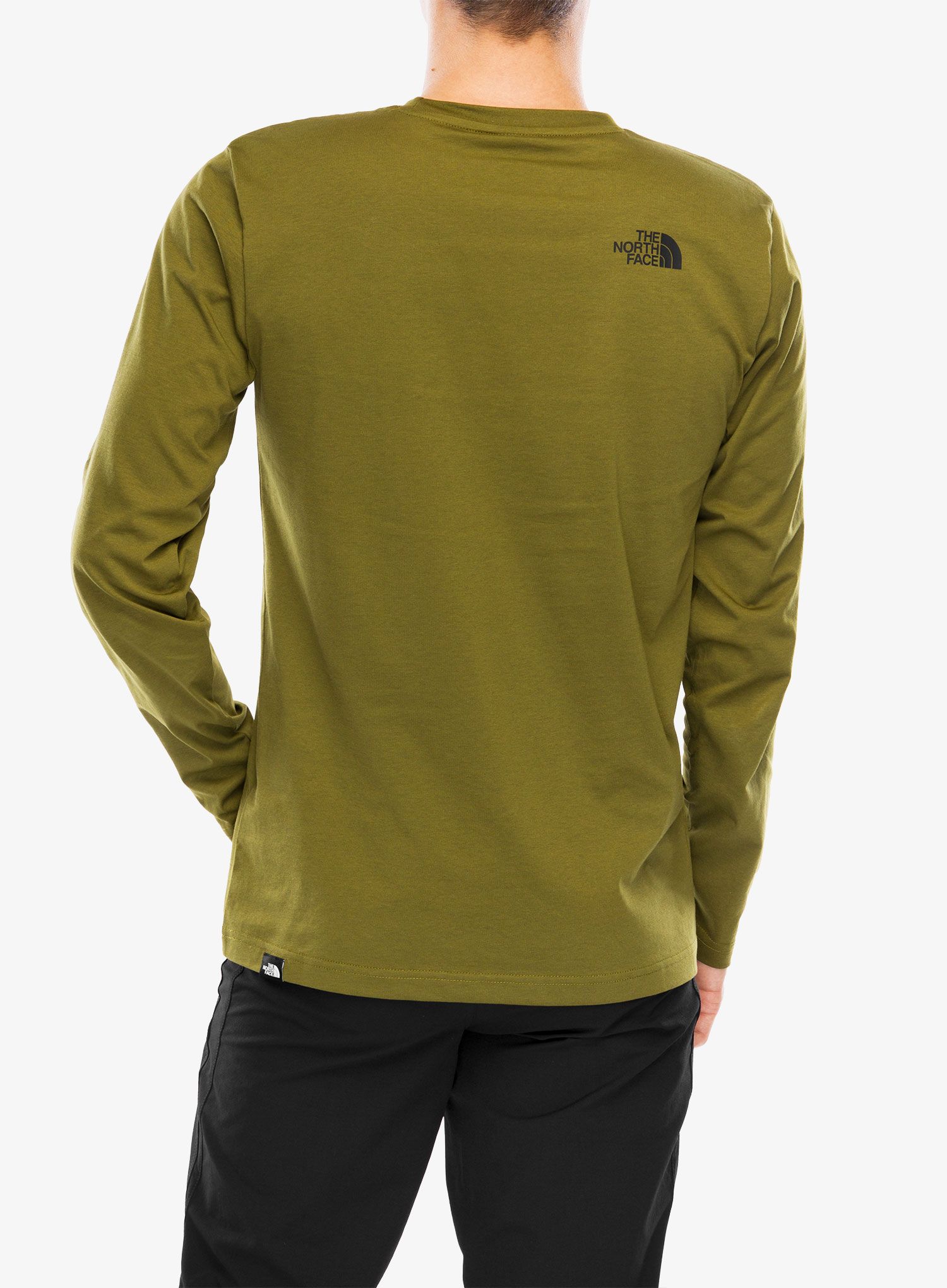 Tričko s dlouhým rukávem The North Face  L/S Simple Dome Tee - forest olive