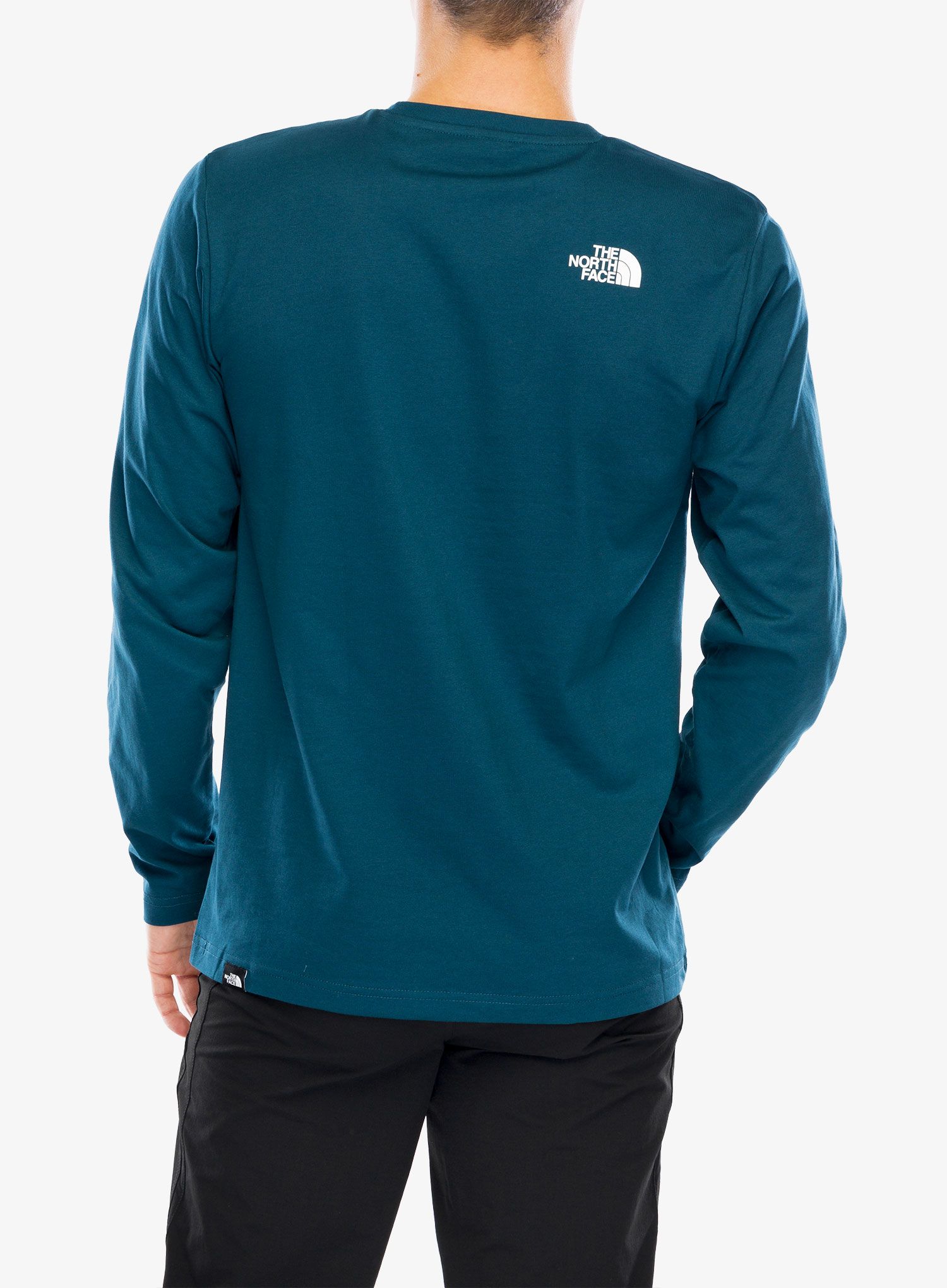 Tričko s dlouhým rukávem The North Face  L/S Simple Dome Tee - midnight petrol